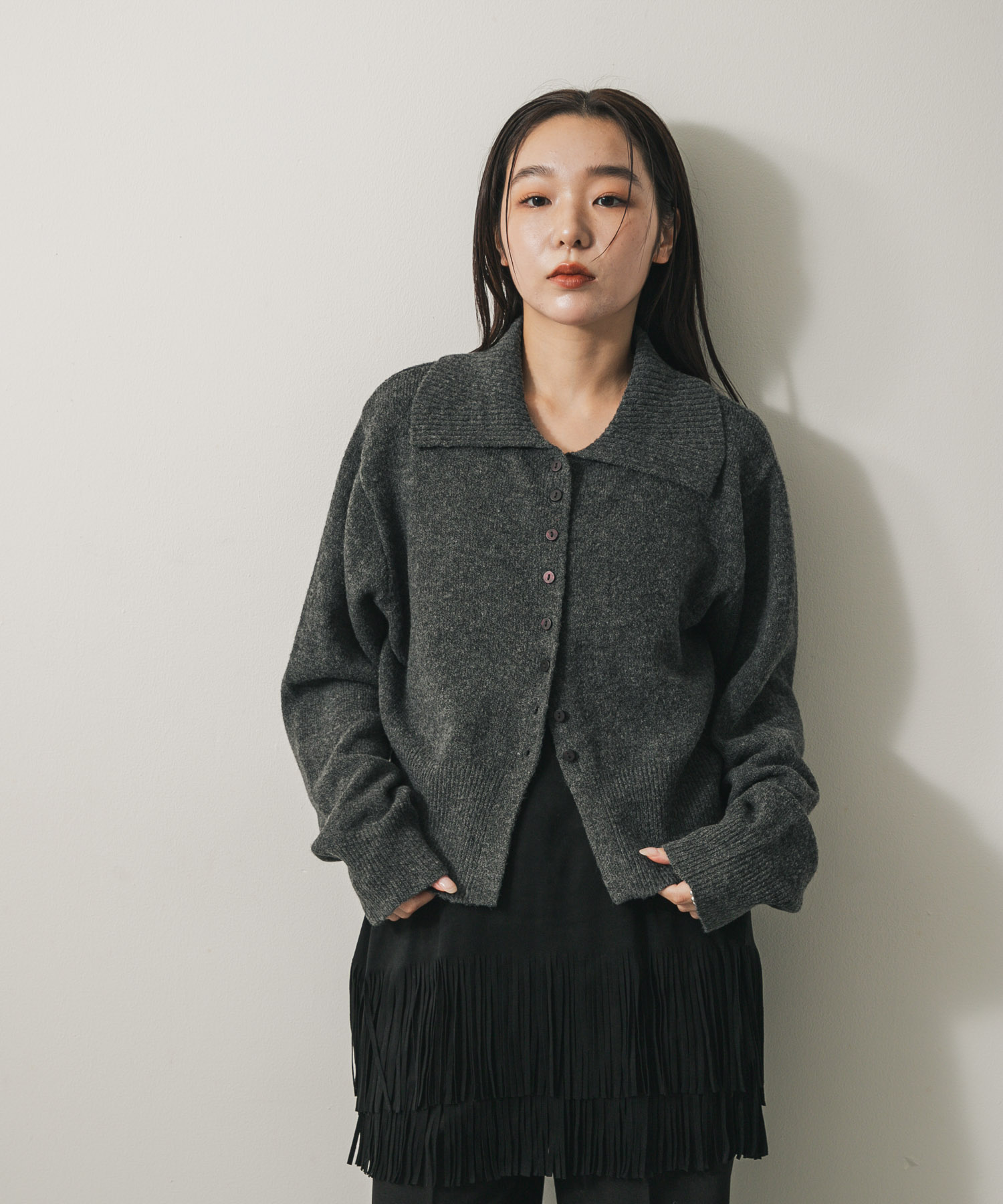 身長：158cm サイズ：one