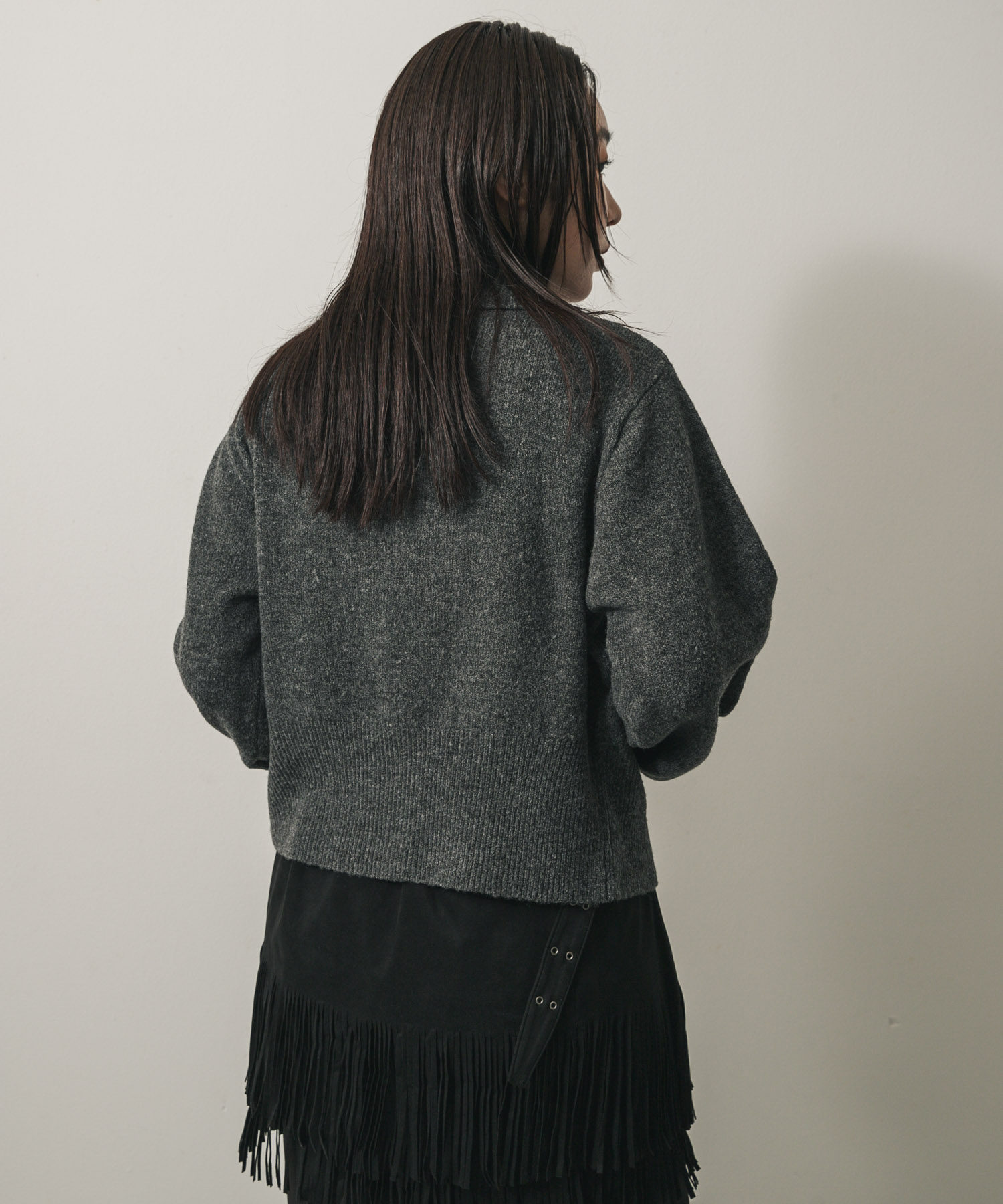 身長：158cm サイズ：one