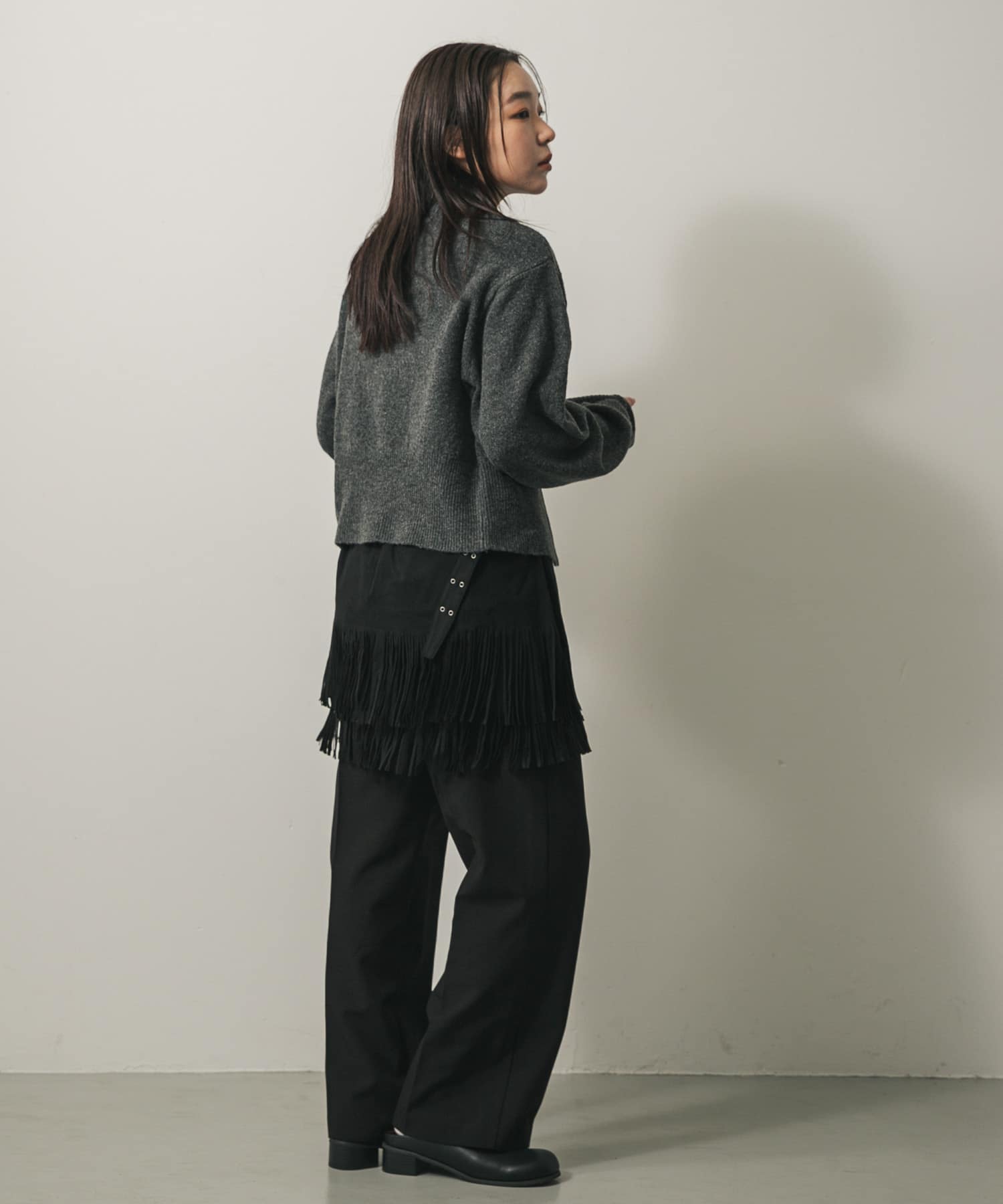 身長：158cm サイズ：one