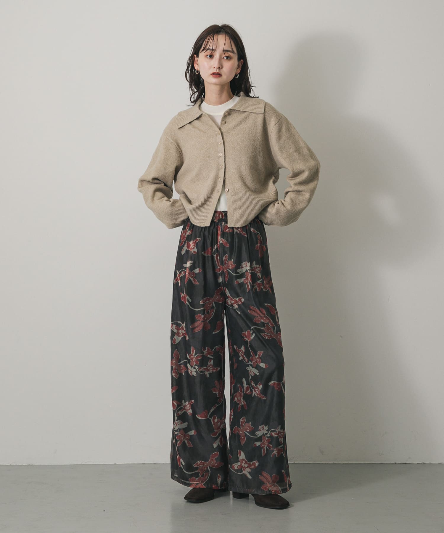 身長：169cm サイズ：one