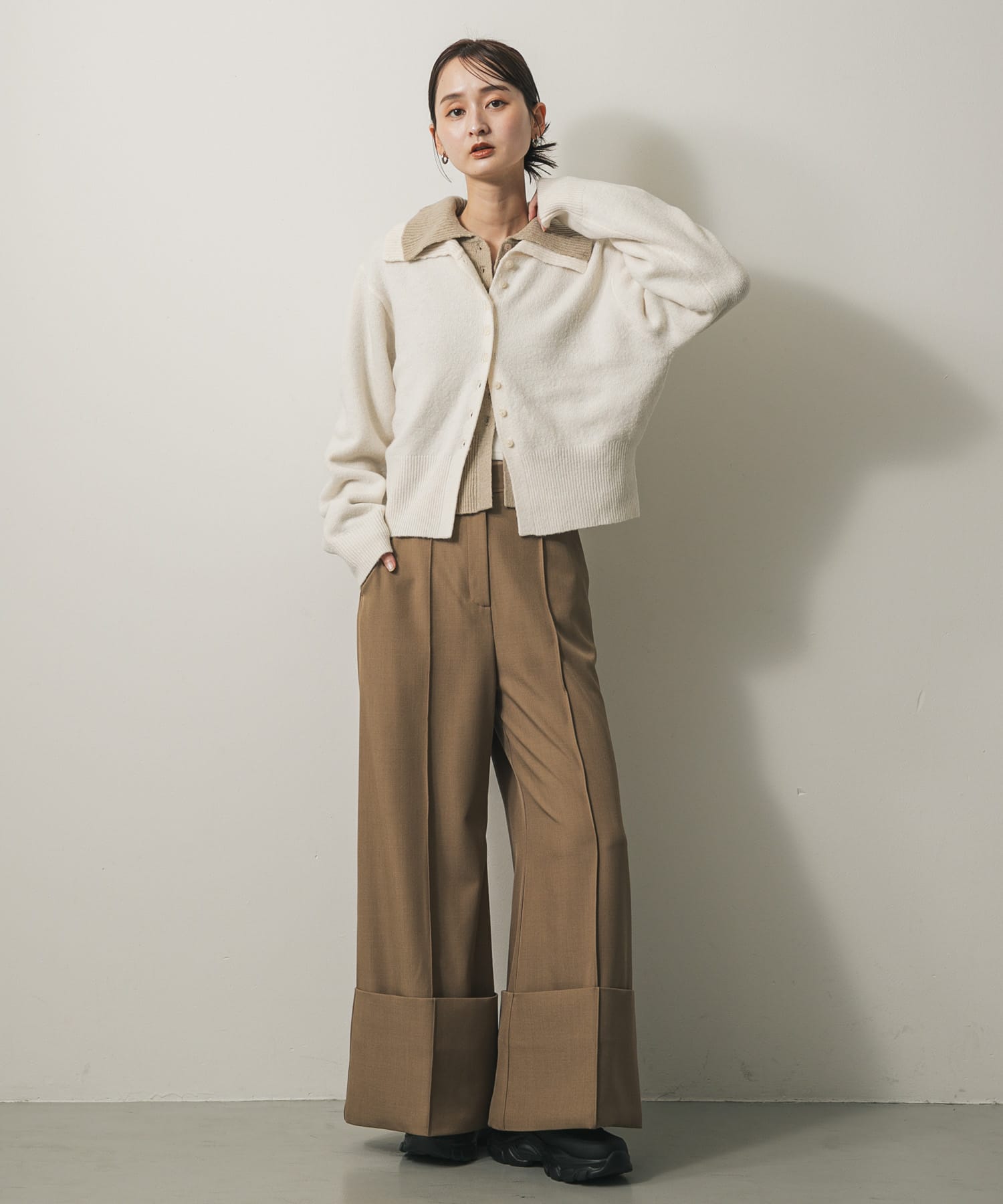 身長：169cm サイズ：one