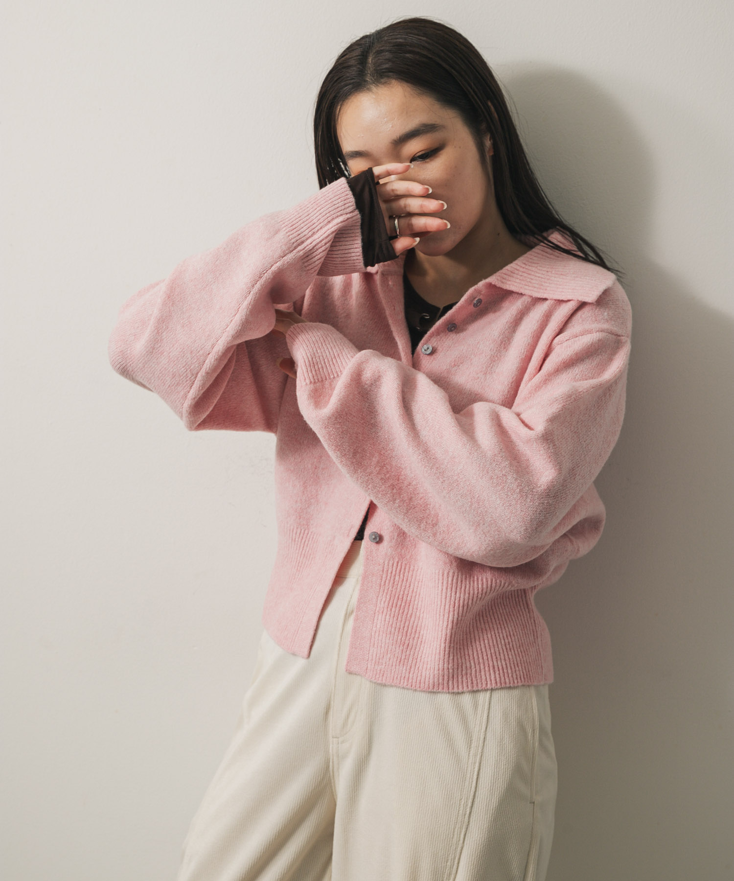 身長：158cm サイズ：one