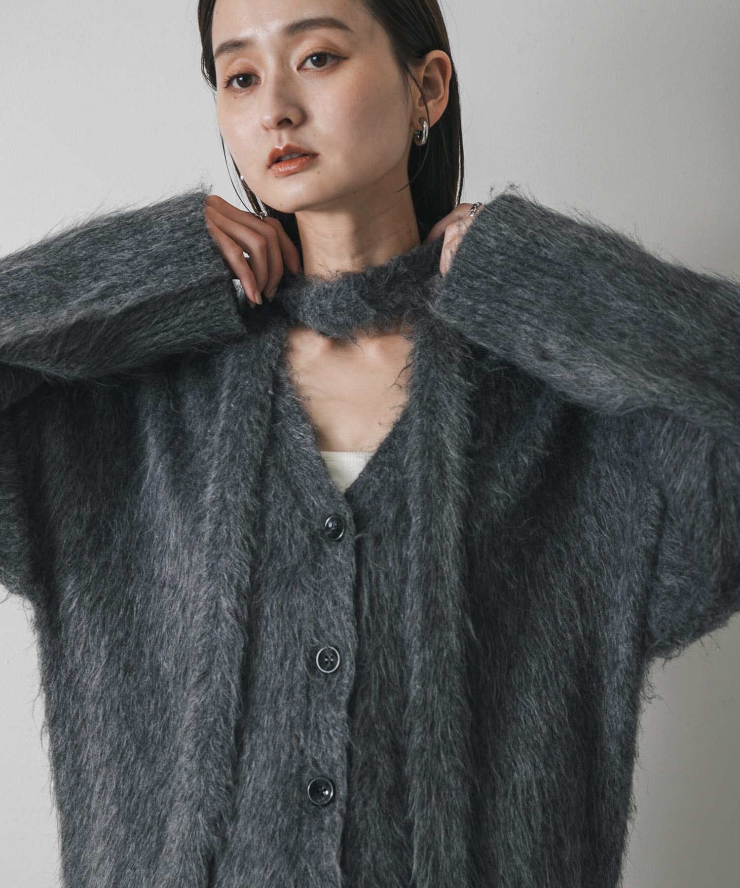 身長：169cm サイズ：one