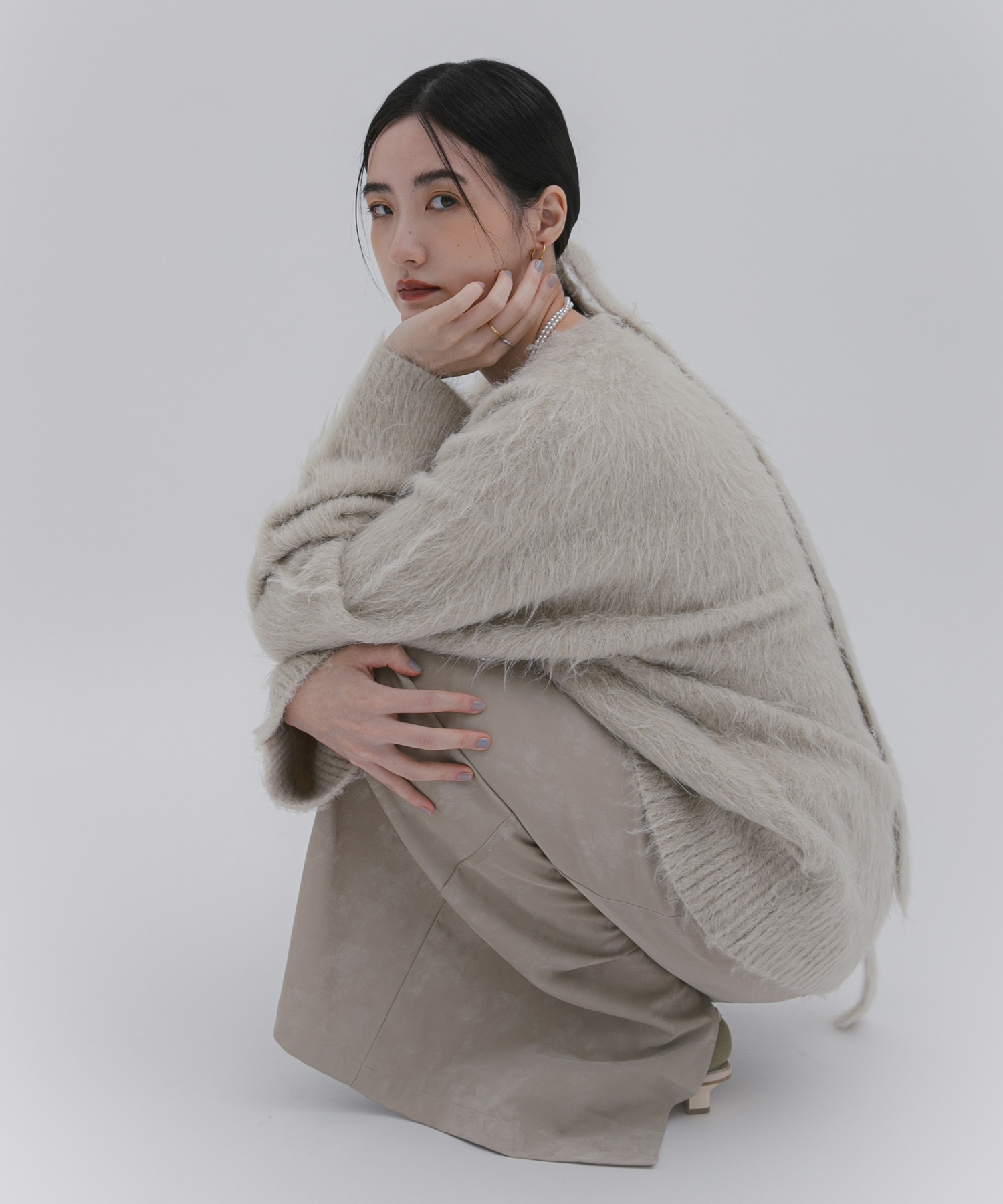 身長：162cm サイズ：one