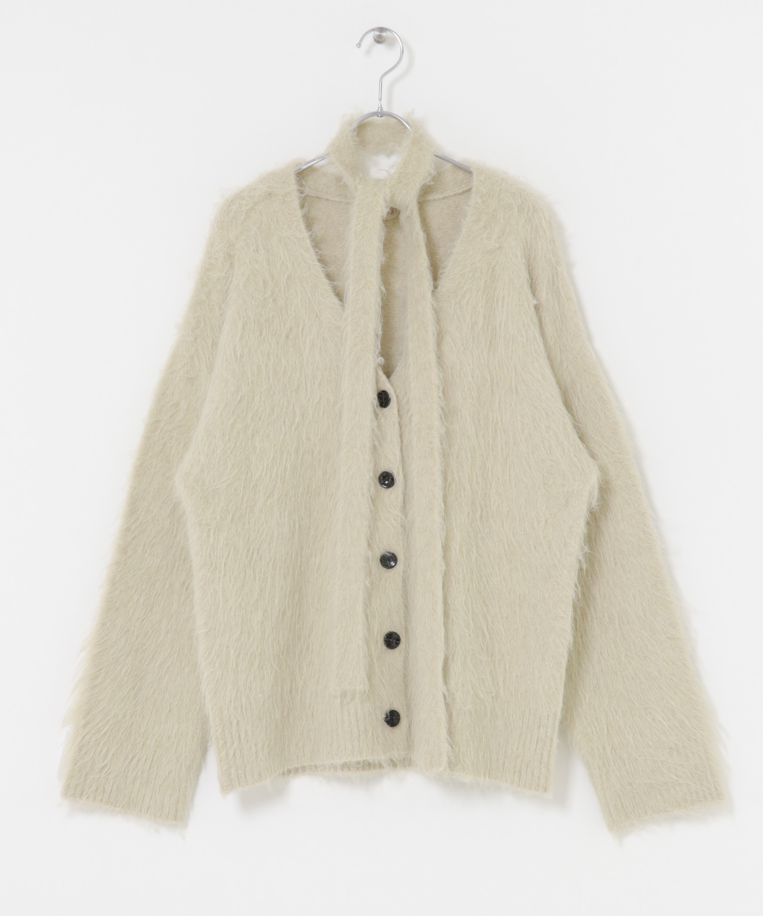 タイツキシャギーカーディガン BEIGE One