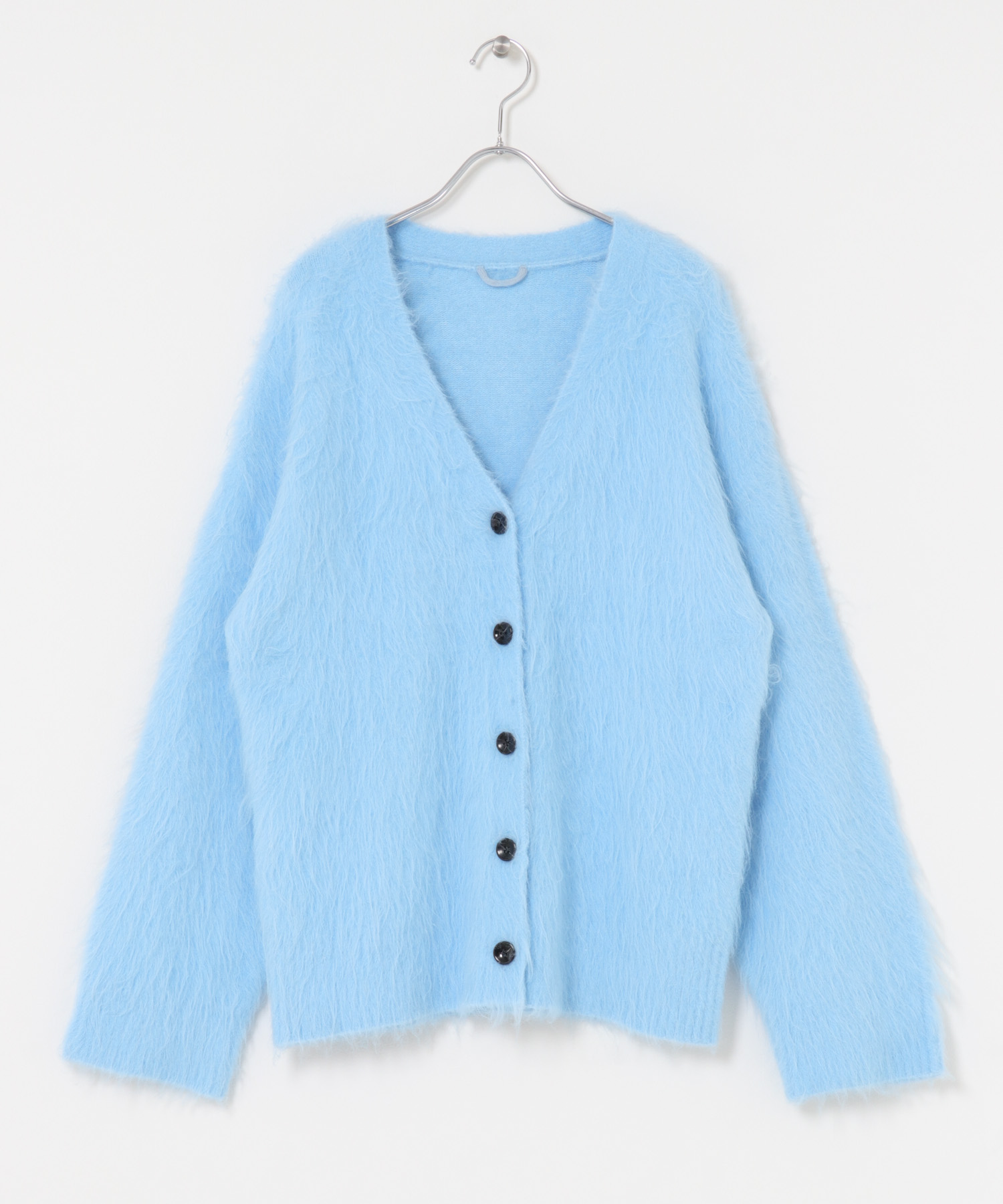 タイツキシャギーカーディガン L.BLUE One