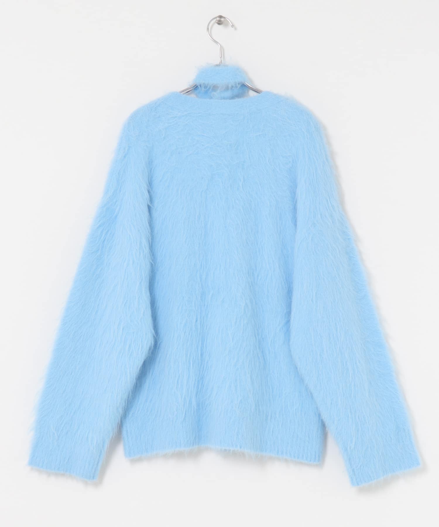 タイツキシャギーカーディガン L.BLUE One