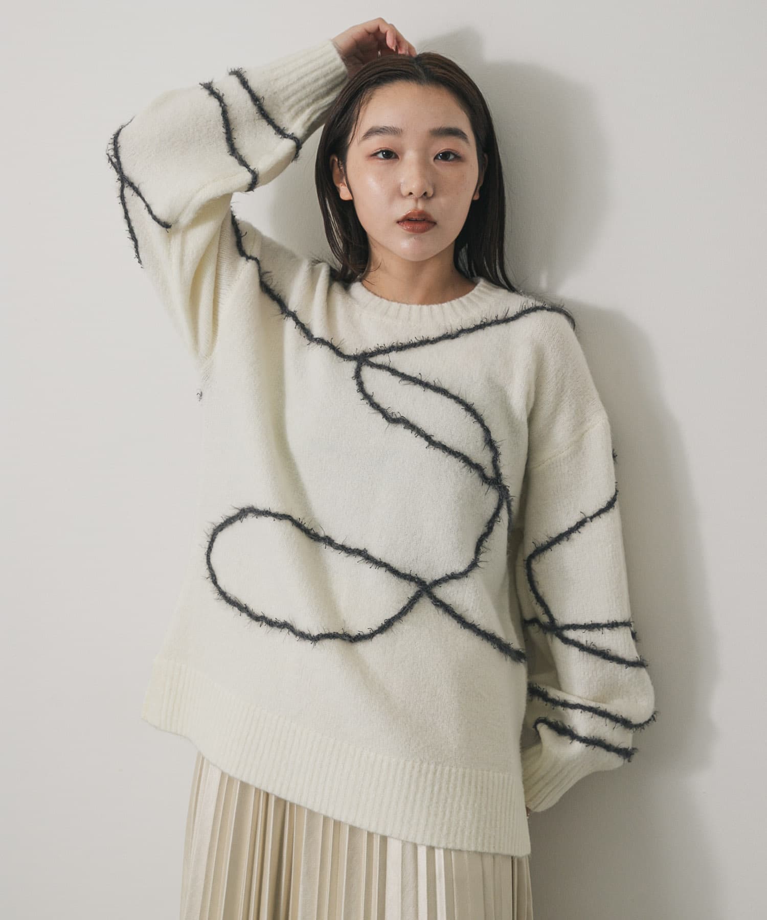 身長：158cm サイズ：one