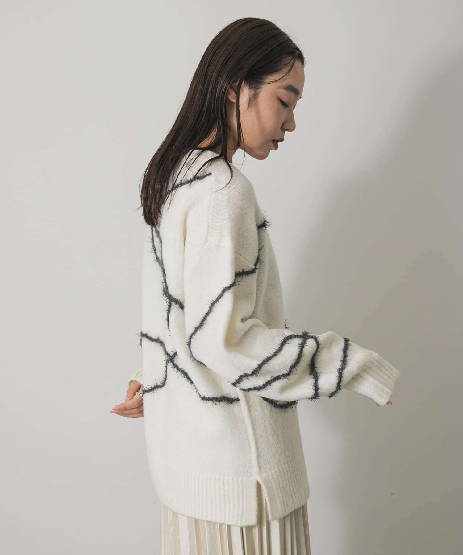 身長：158cm サイズ：one