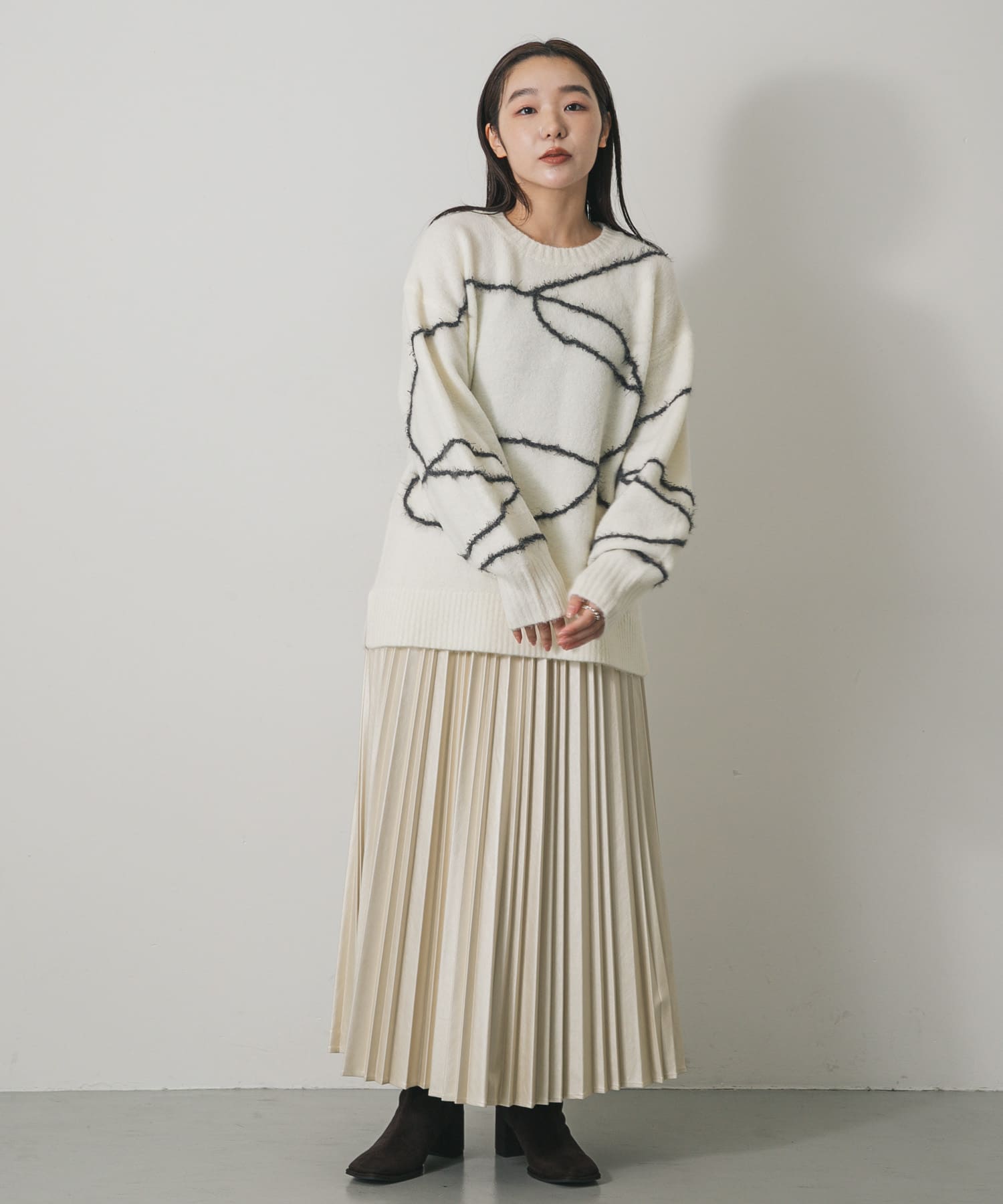 身長：158cm サイズ：one