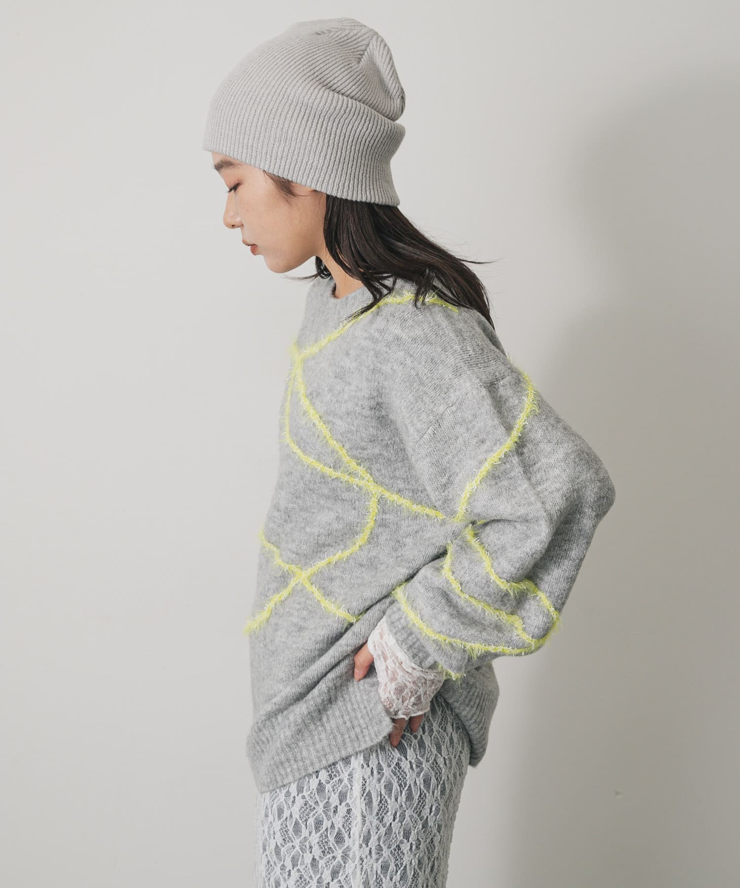 身長：158cm サイズ：one