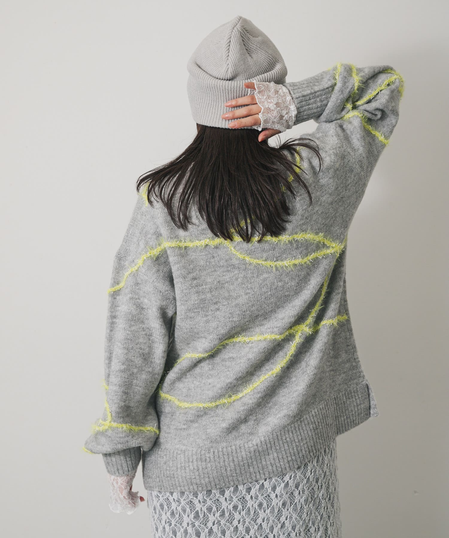 身長：158cm サイズ：one