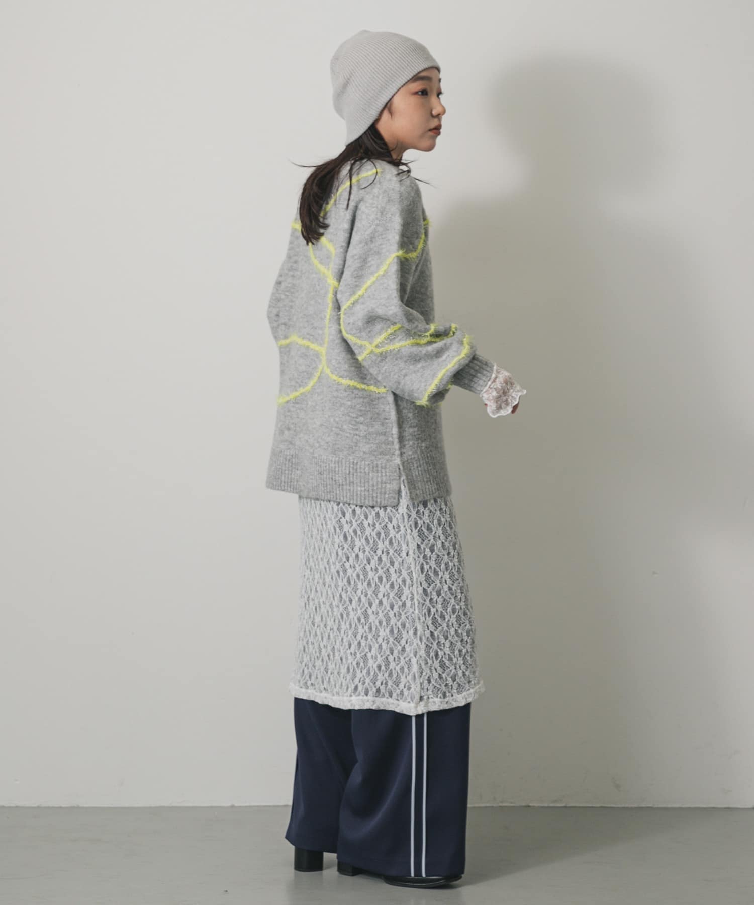 身長：158cm サイズ：one