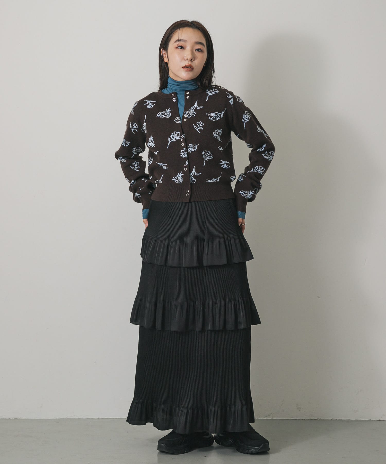 身長：158cm サイズ：one