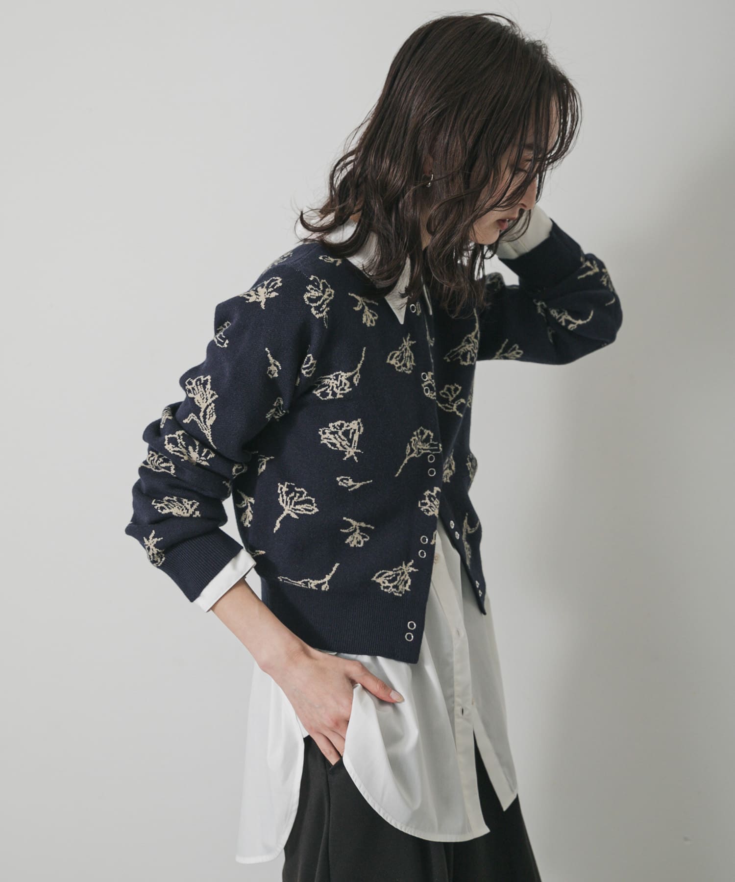 身長：169cm サイズ：one