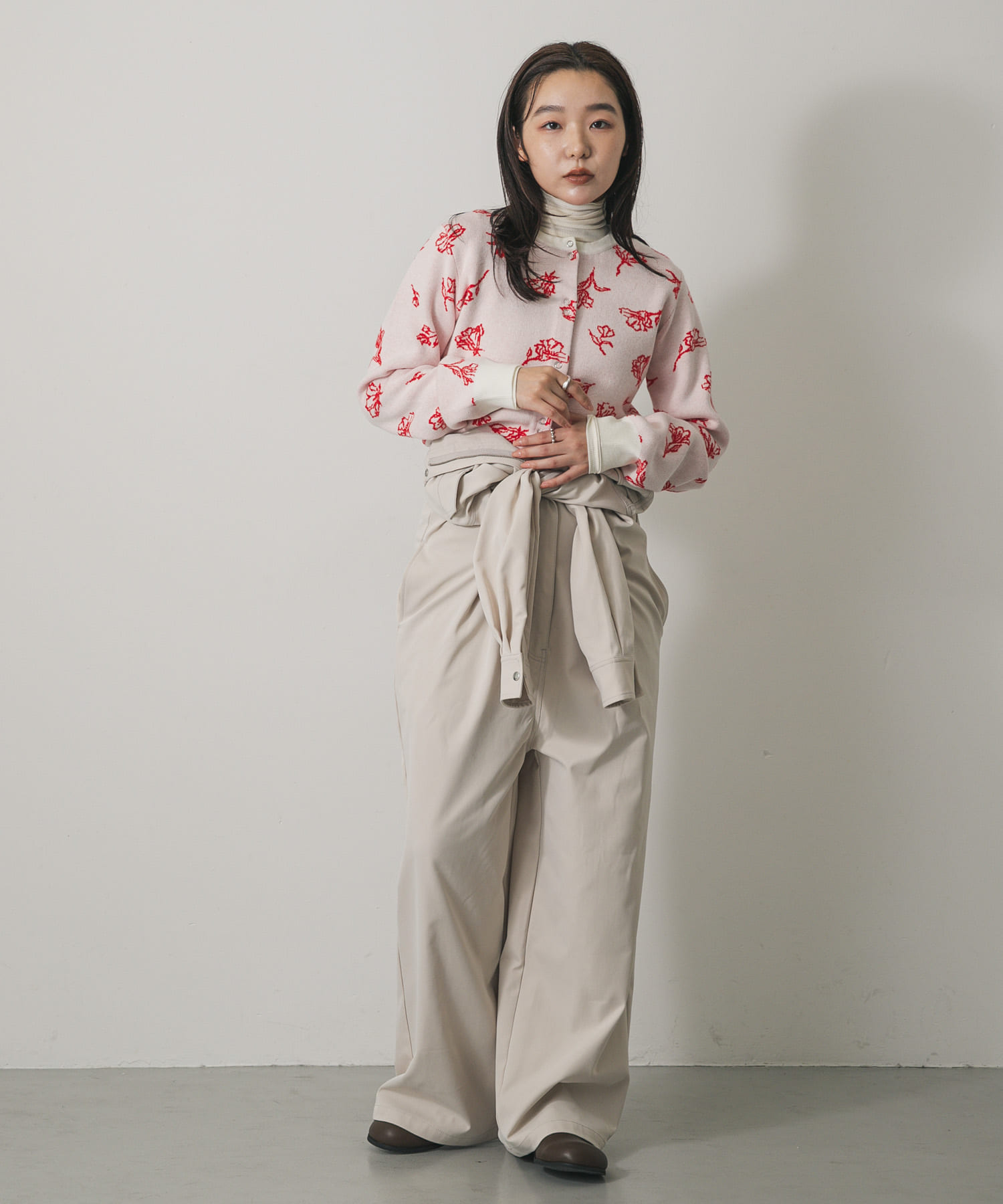 身長：158cm サイズ：one