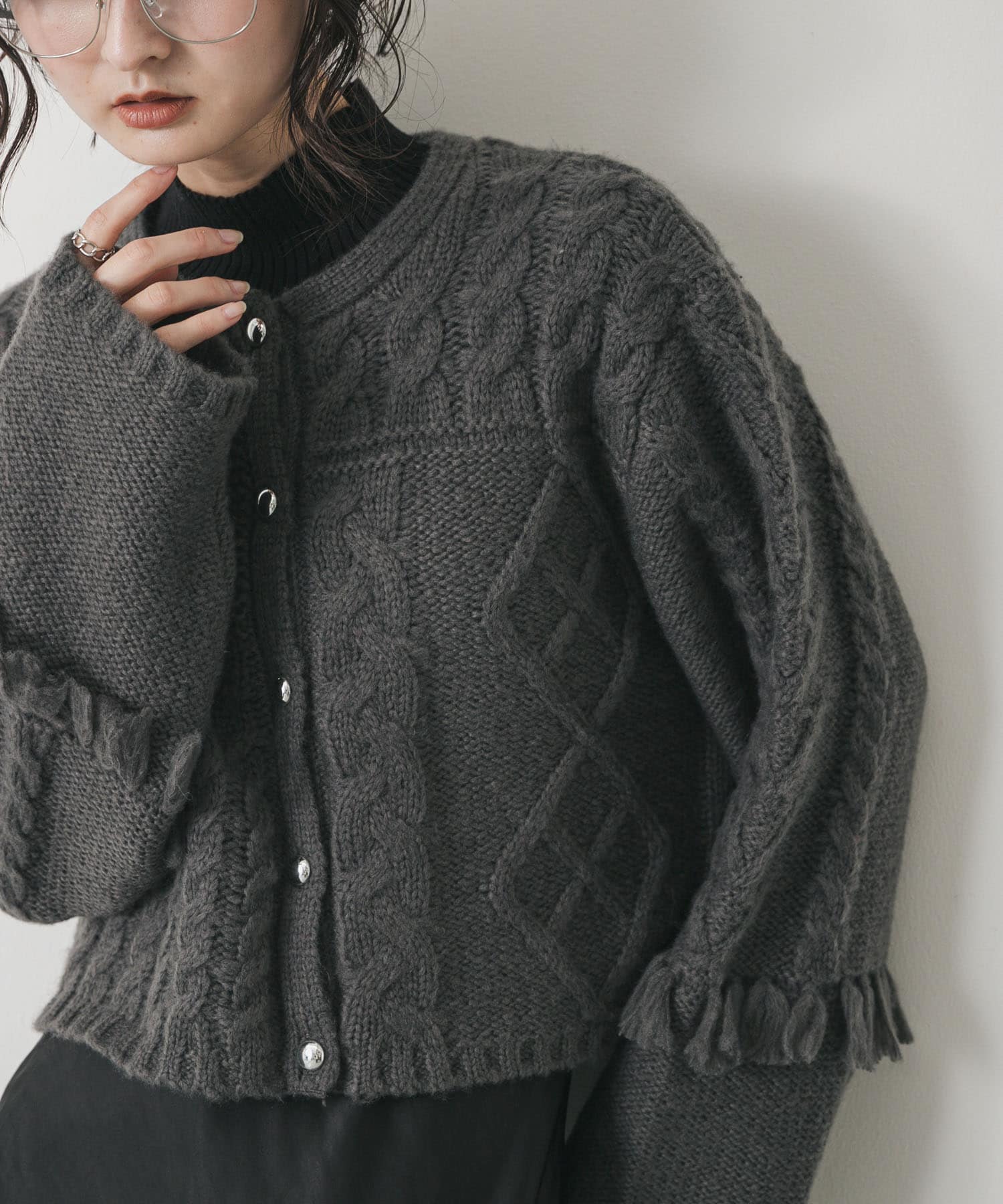 身長：169cm サイズ：one