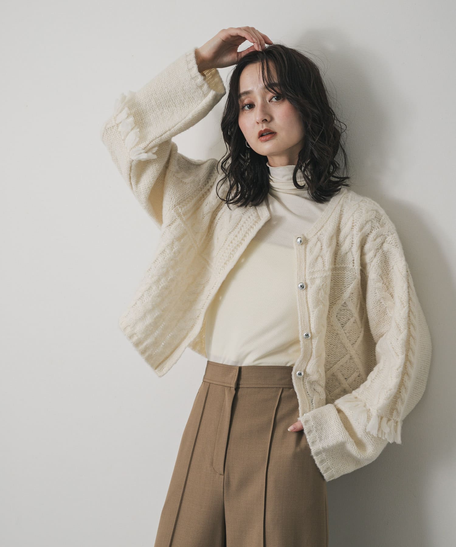 身長：169cm サイズ：one