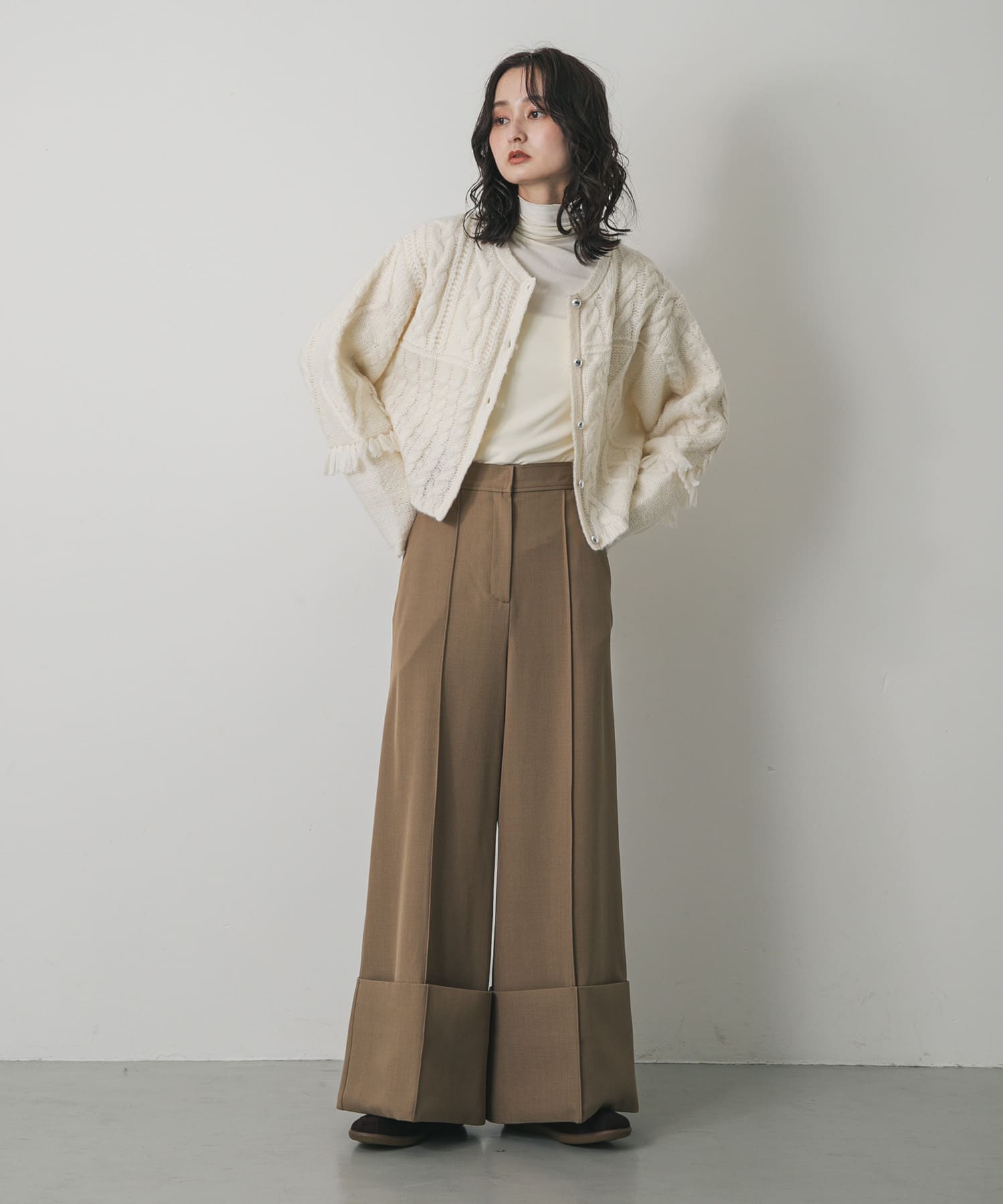 身長：169cm サイズ：one