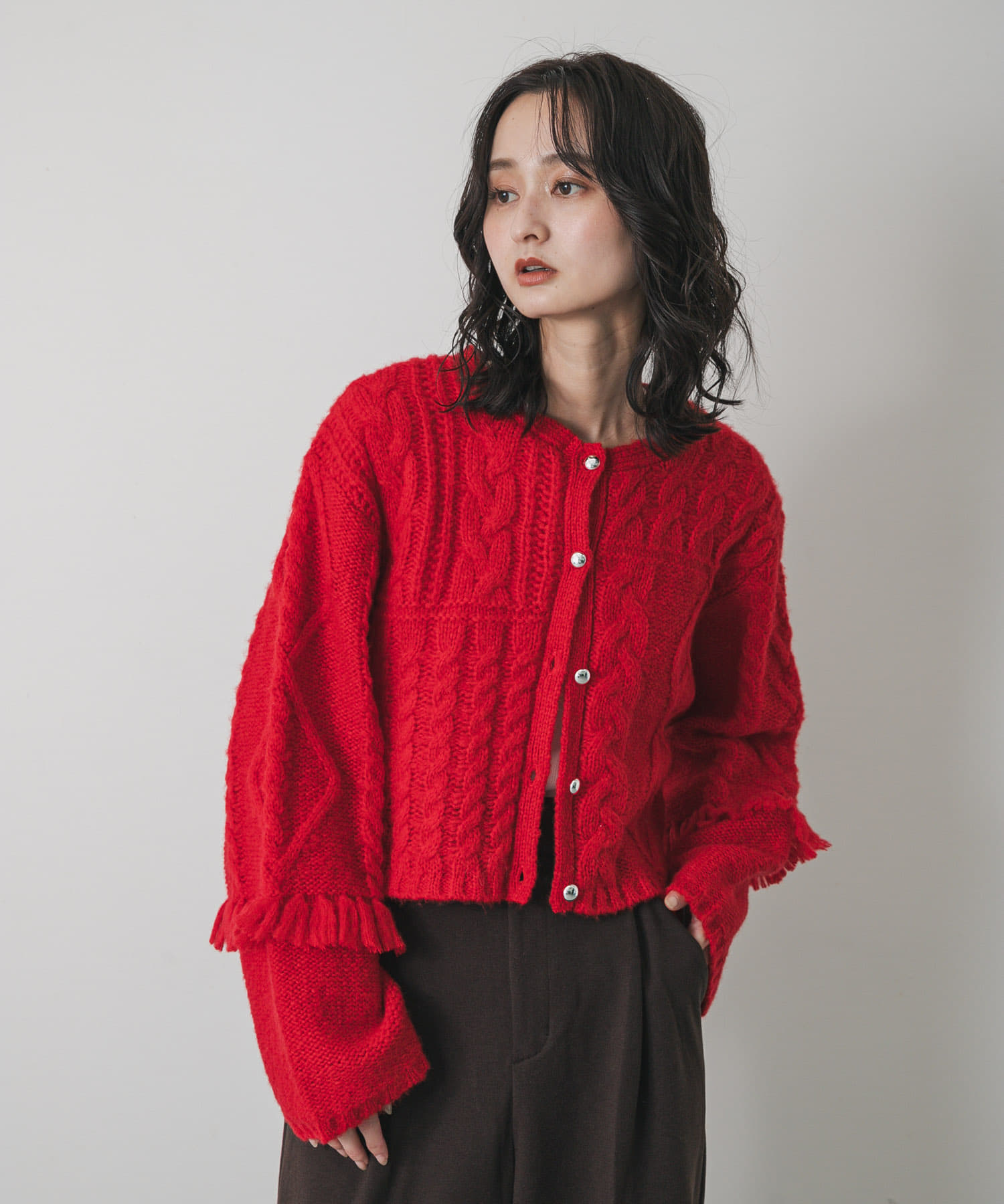 身長：169cm サイズ：one