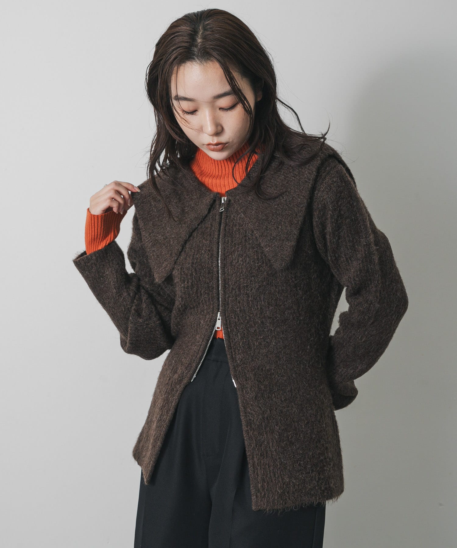 身長：158cm サイズ：one