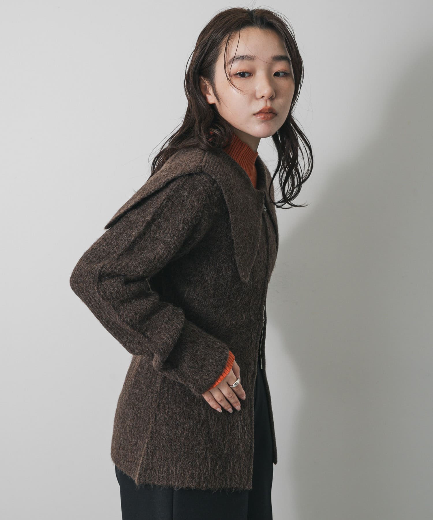 身長：158cm サイズ：one