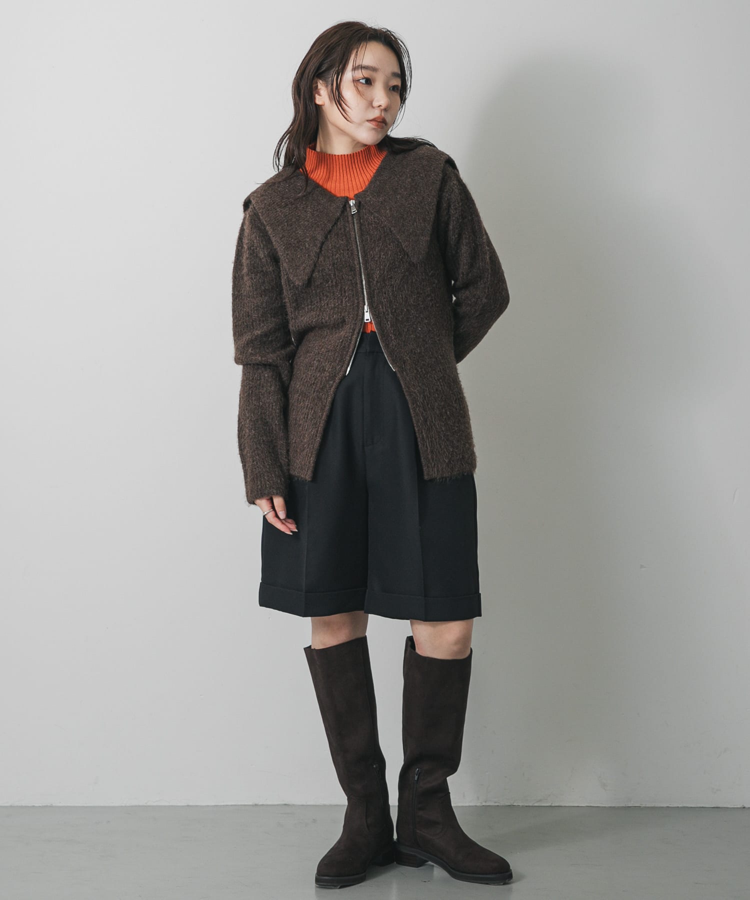 身長：158cm サイズ：one