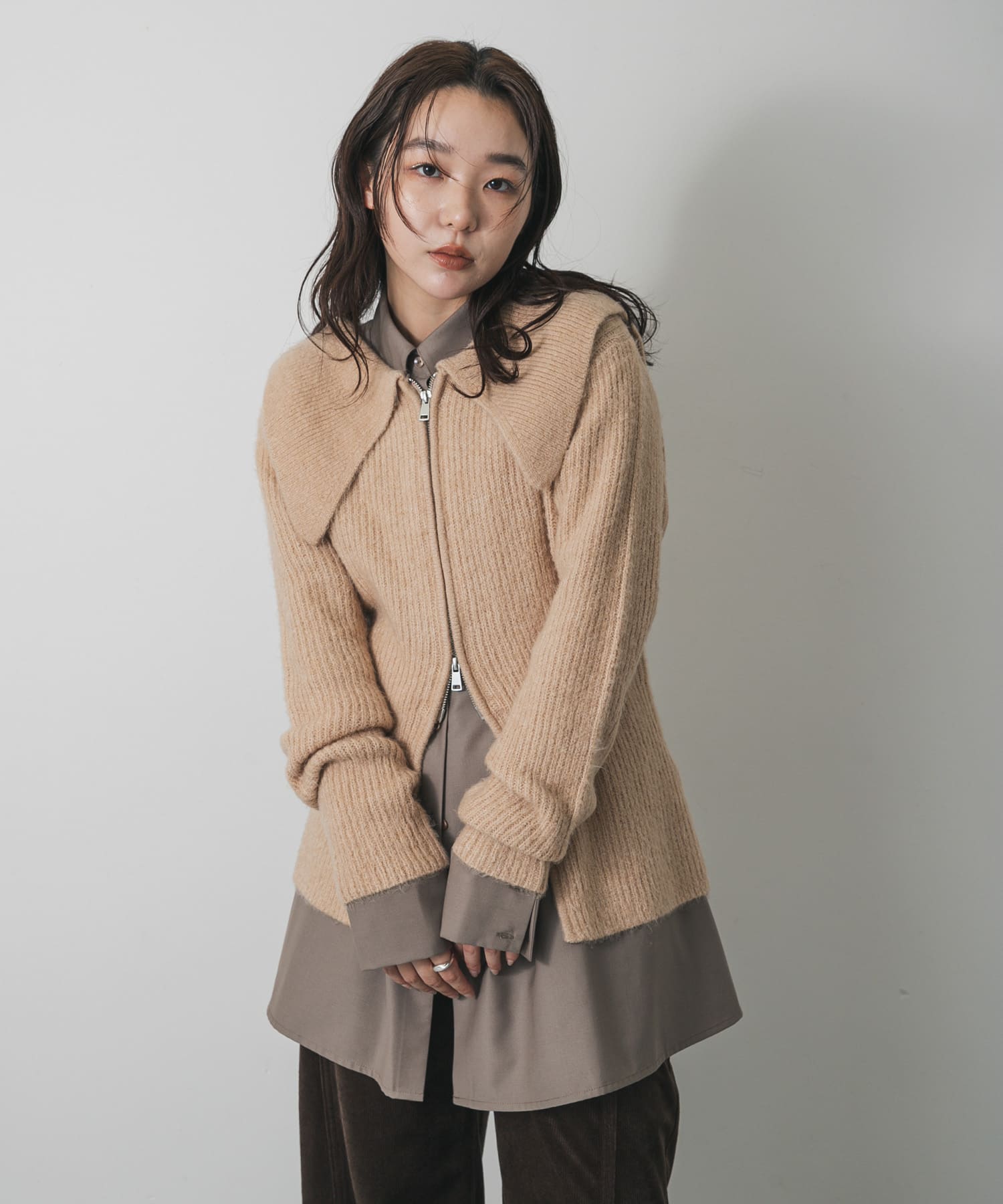 身長：158cm サイズ：one