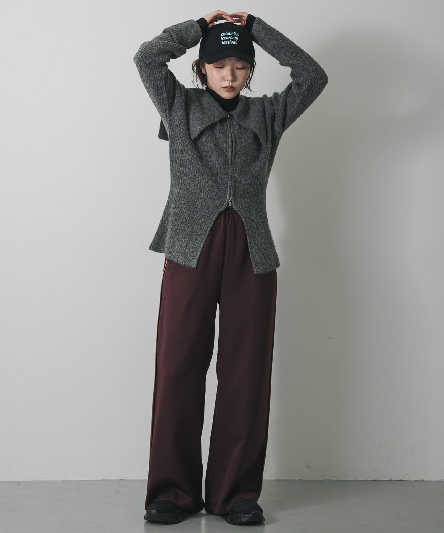 身長：158cm サイズ：one