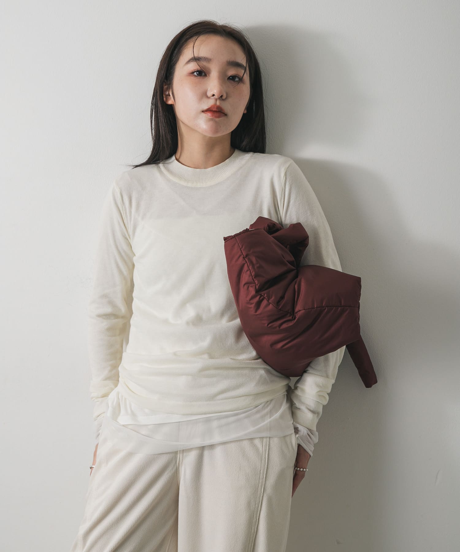 身長：158cm サイズ：one