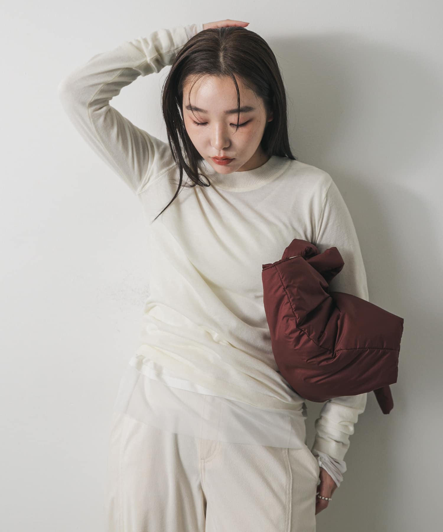 身長：158cm サイズ：one