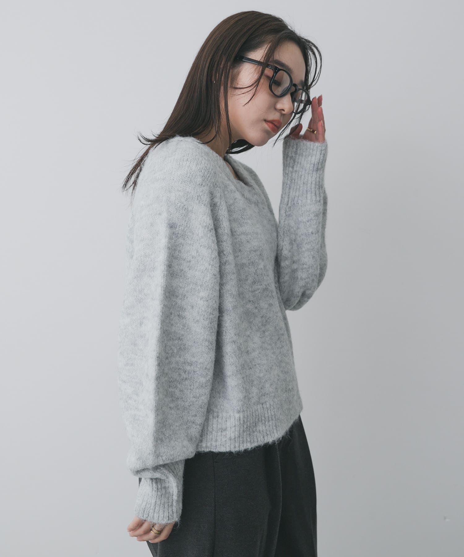 身長：158cm サイズ：one