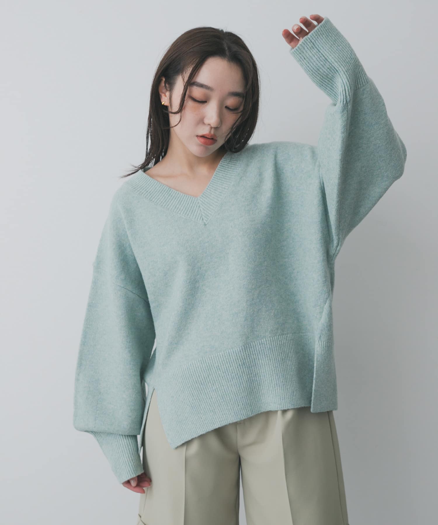 身長：158cm サイズ：one