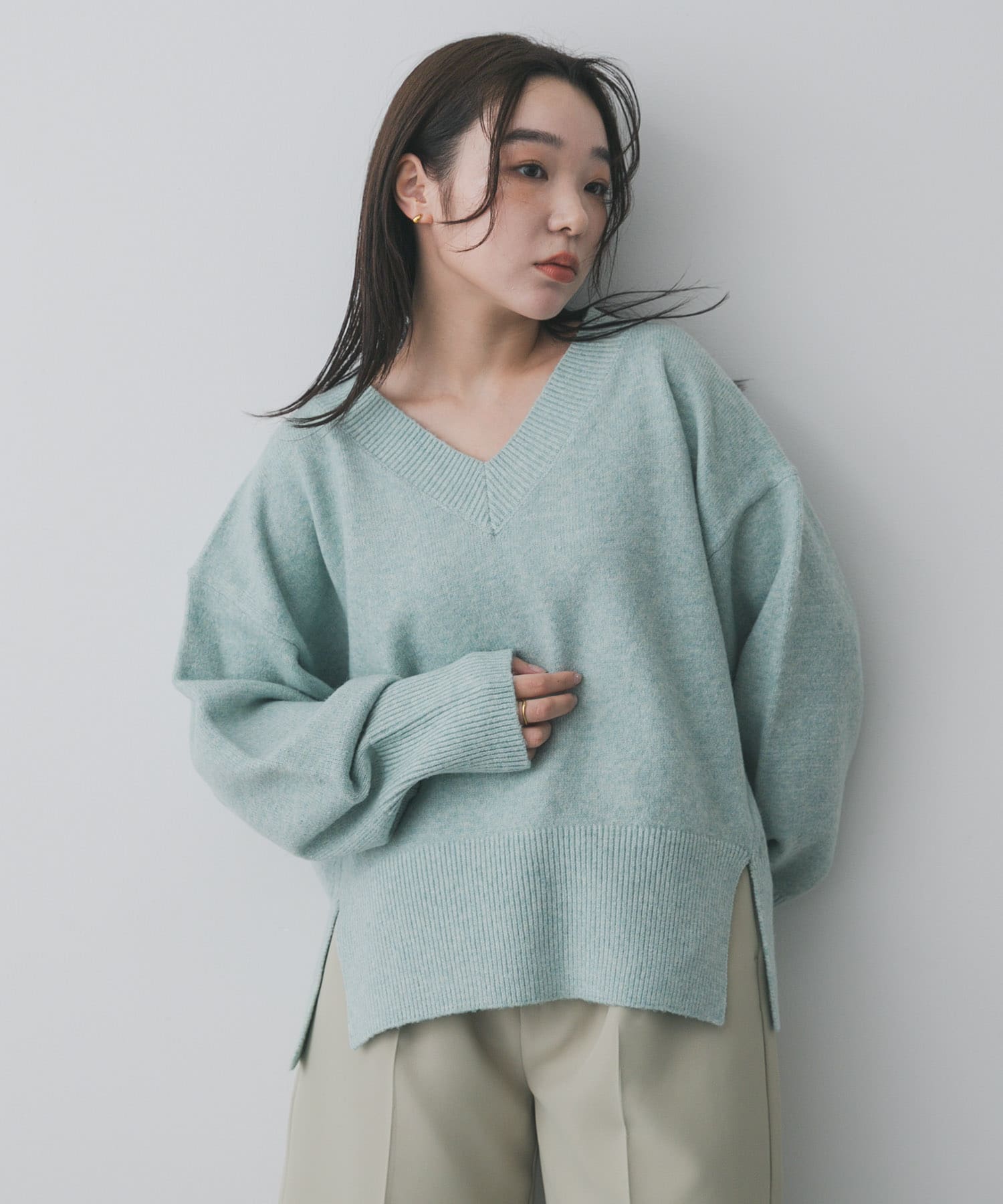 身長：158cm サイズ：one