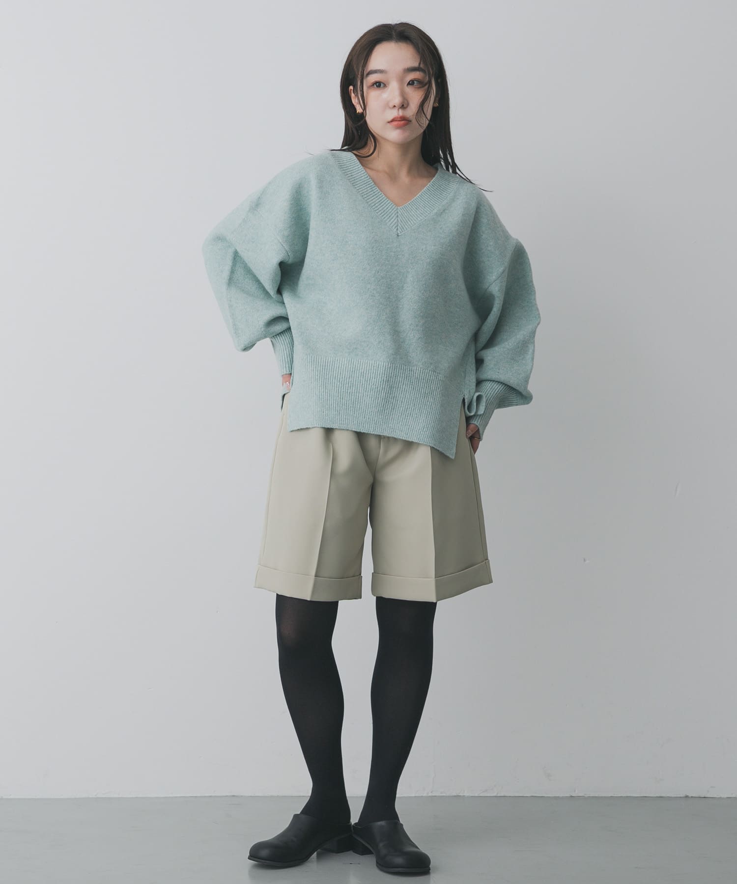 身長：158cm サイズ：one