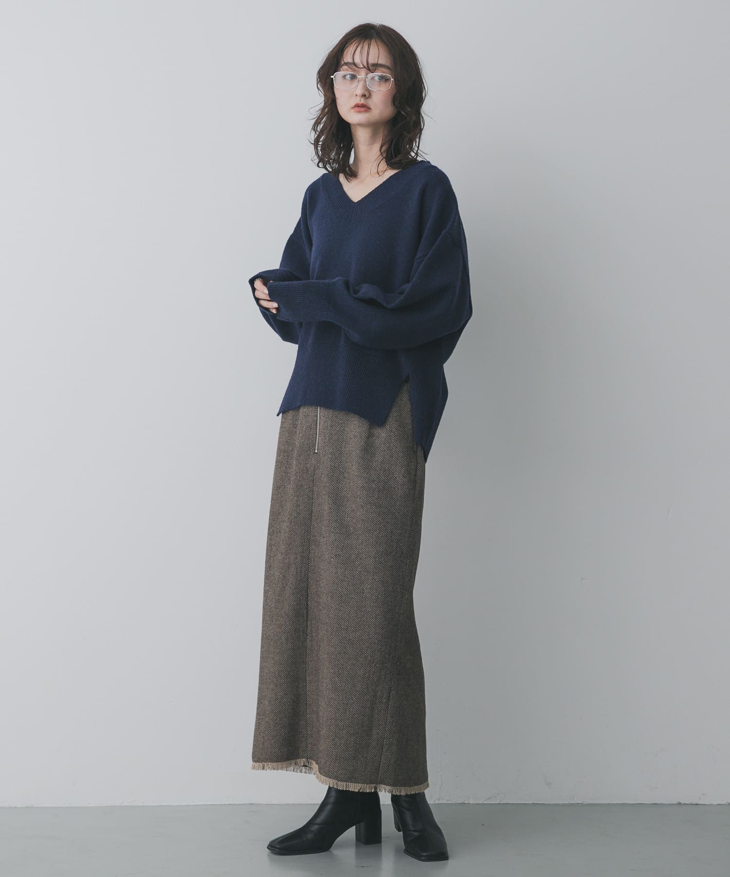 身長：169cm サイズ：one