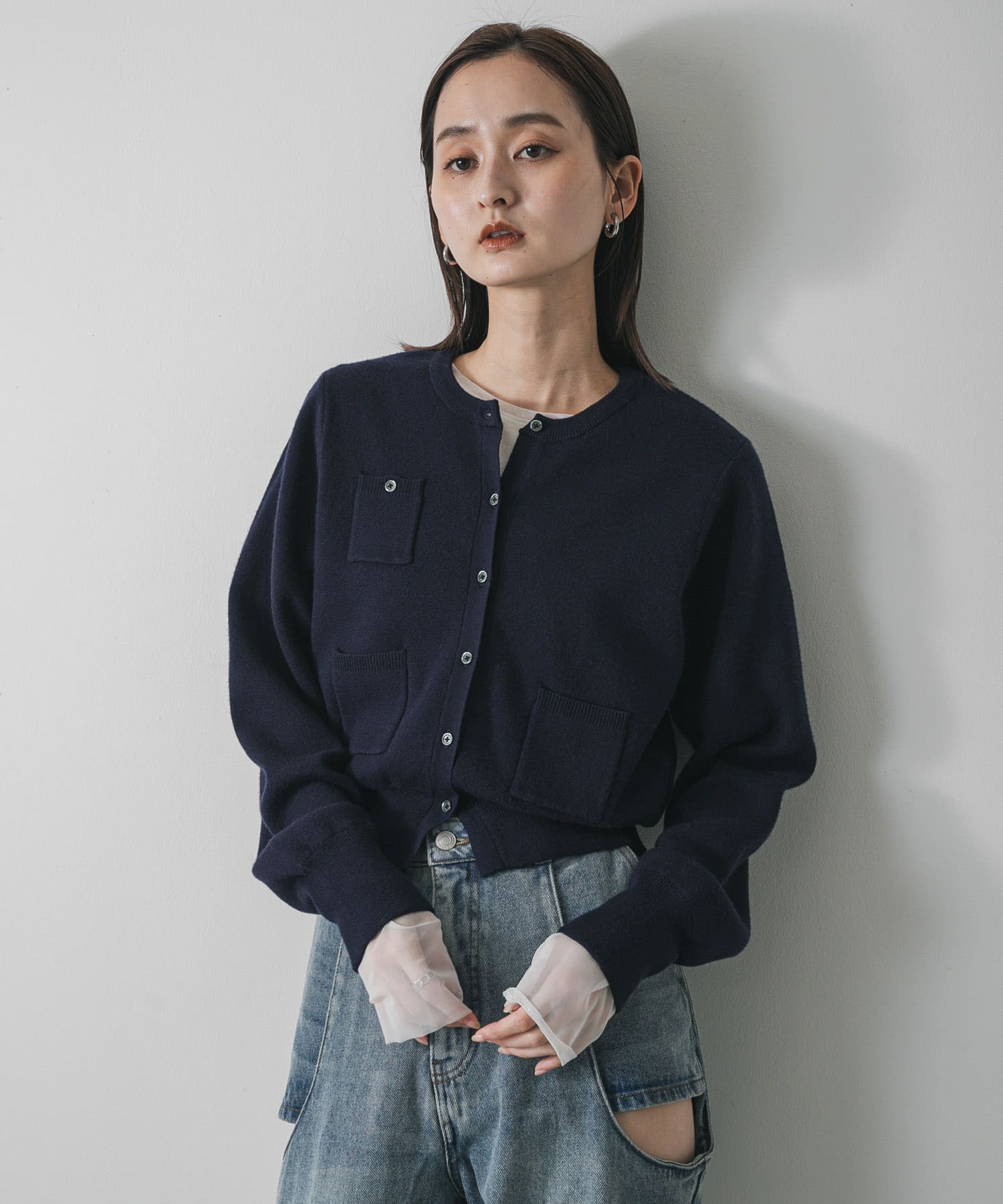 身長：169cm サイズ：one