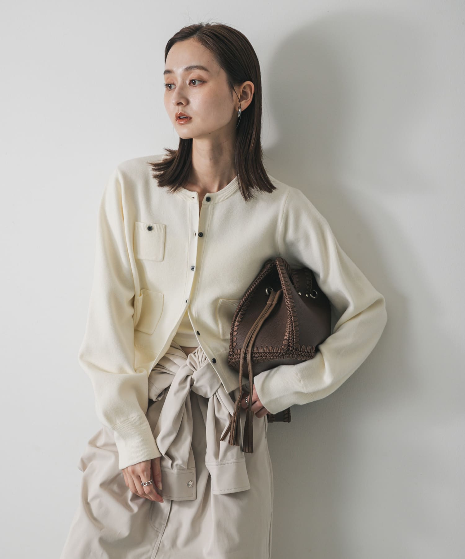 身長：169cm サイズ：one