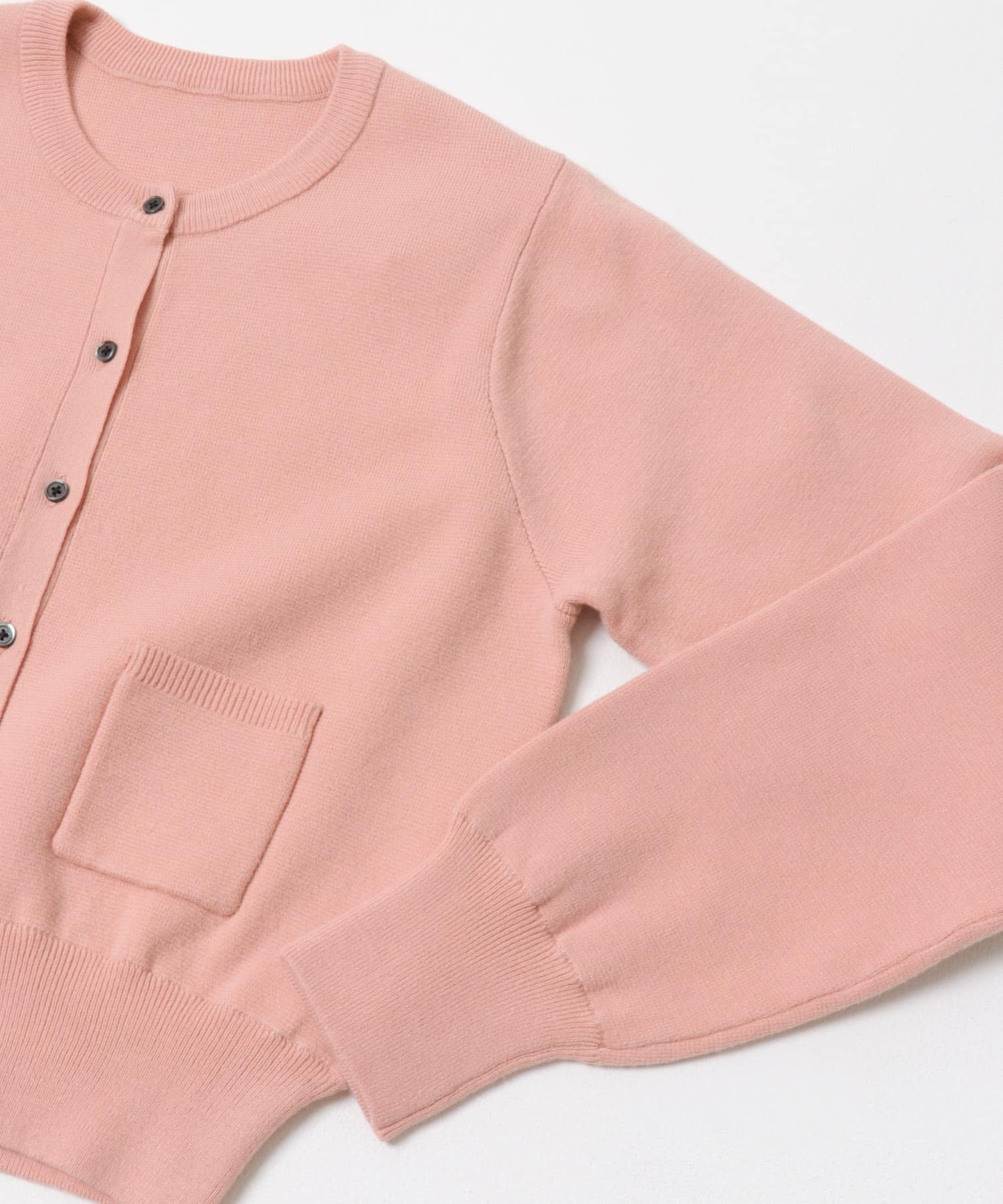 ポケットデザインカーディガン PINK one