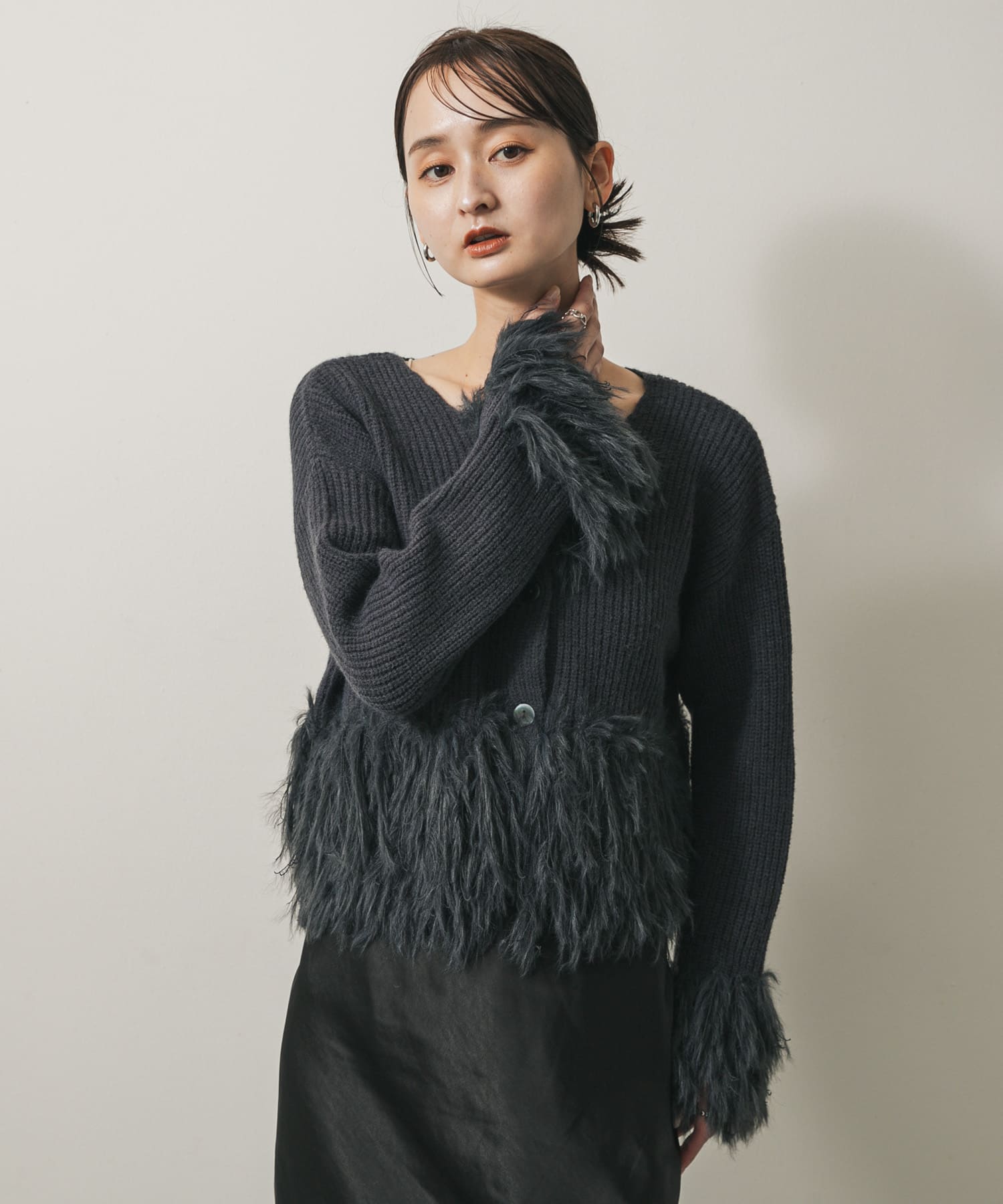 身長：169cm サイズ：one