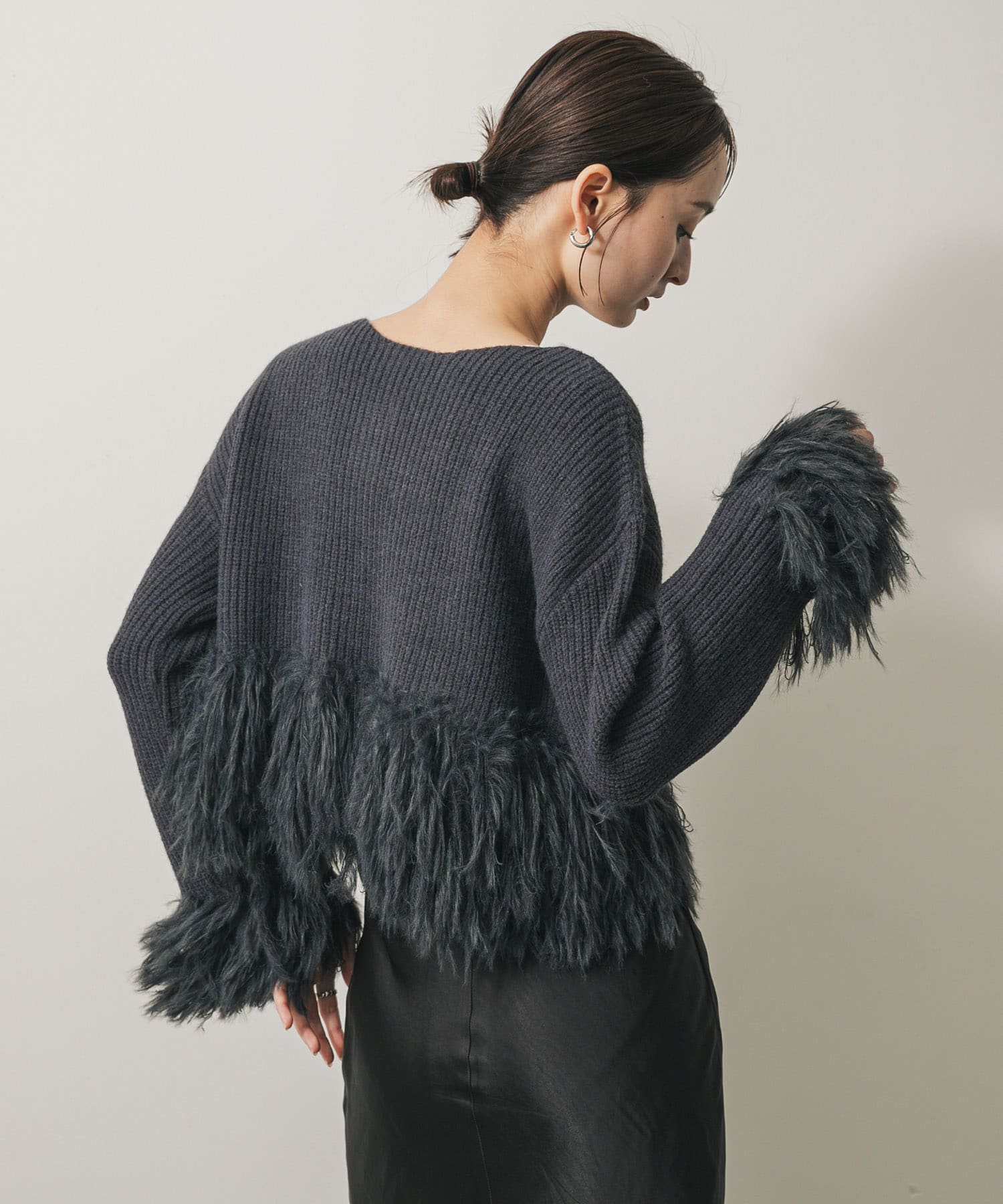 身長：169cm サイズ：one