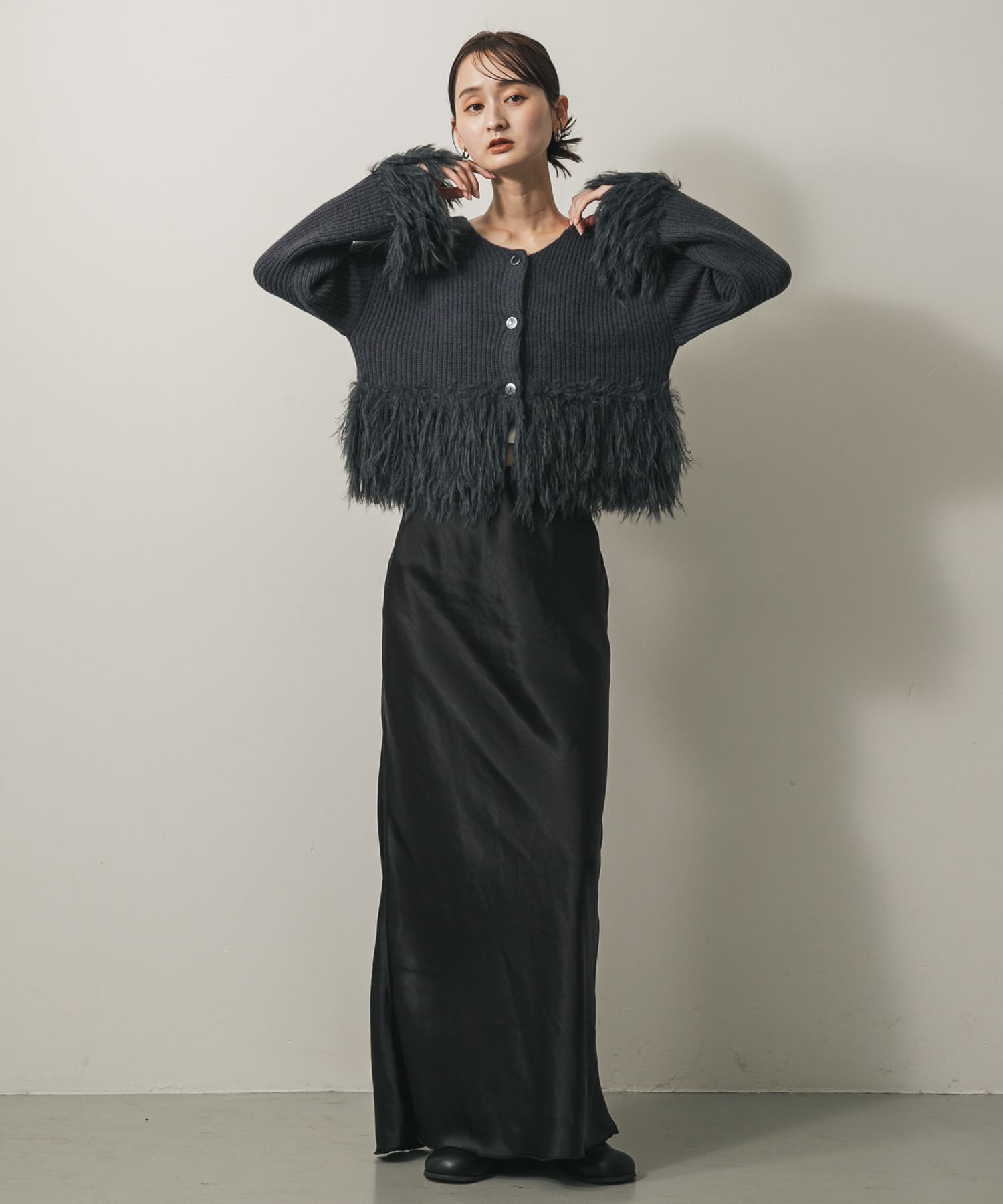 身長：169cm サイズ：one