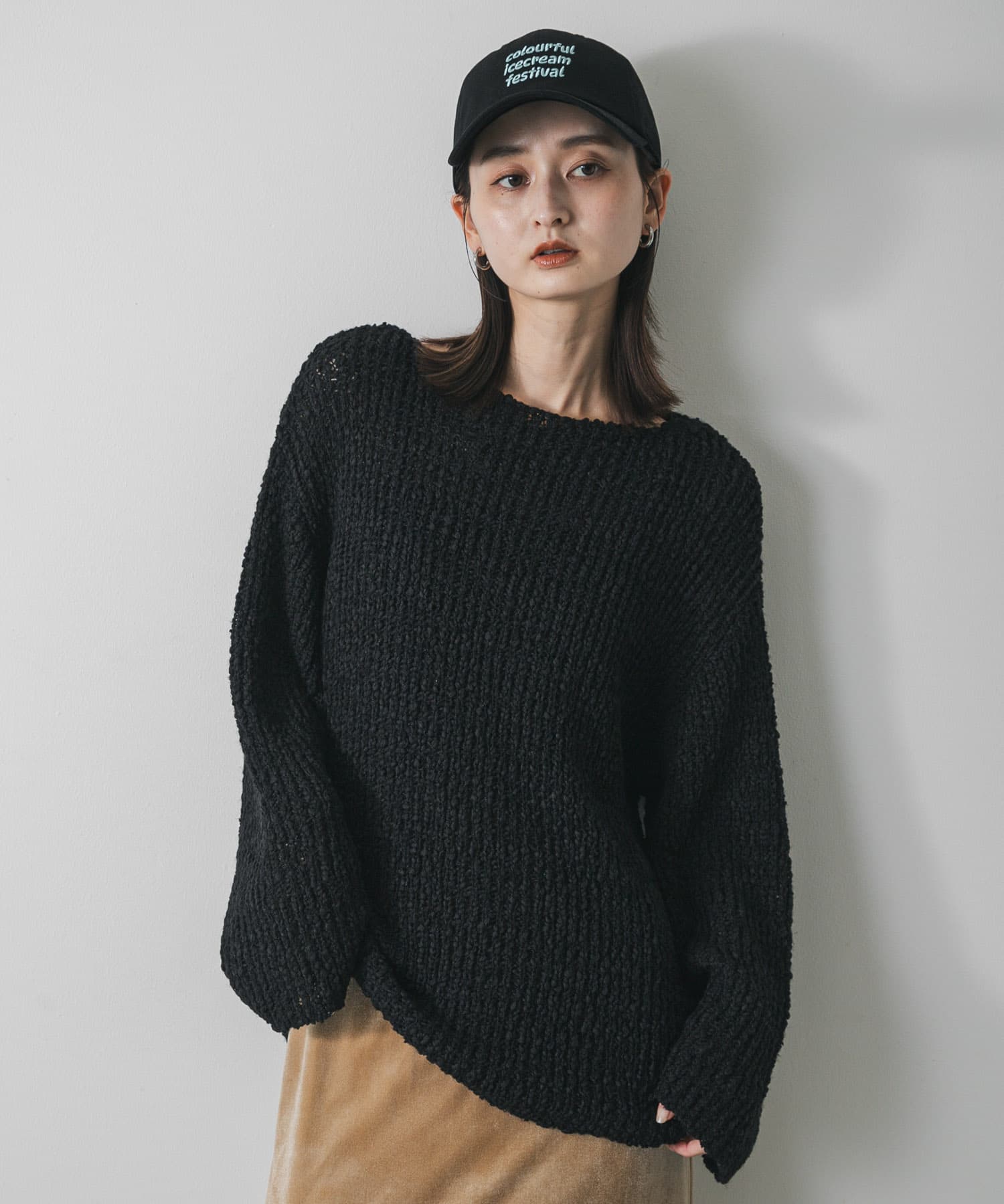 身長：169cm サイズ：one