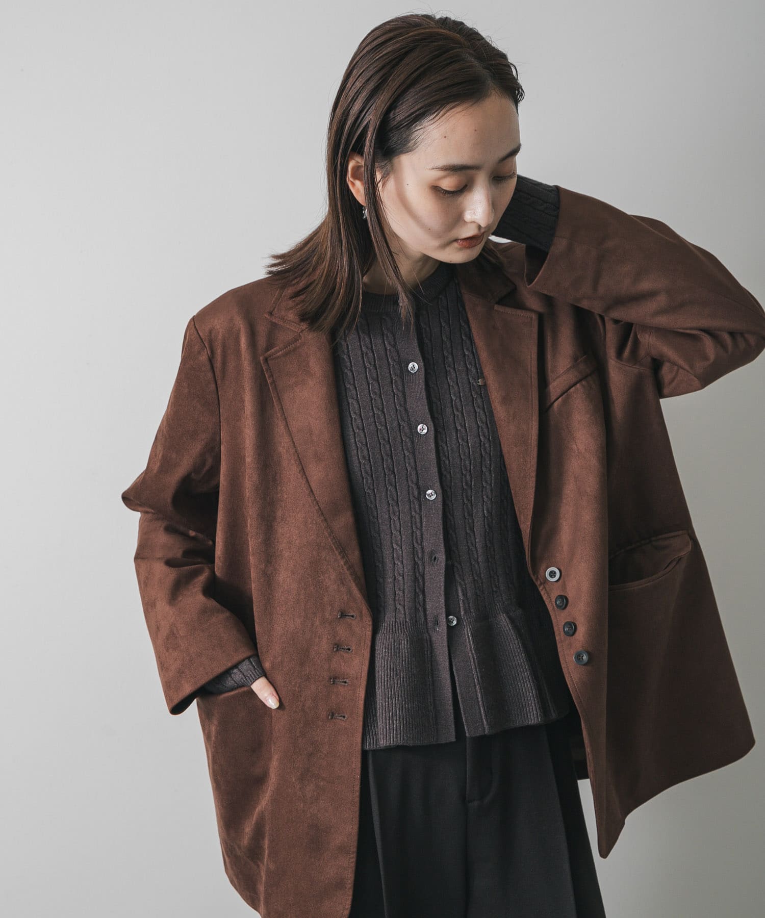 身長 : 169cm サイズ : one