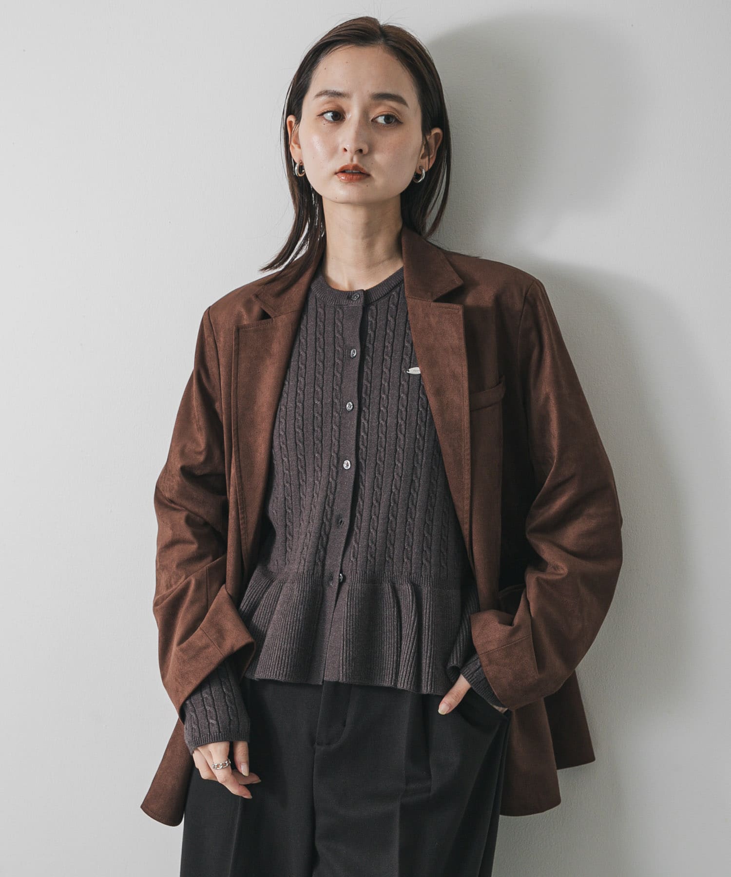 身長 : 169cm サイズ : one