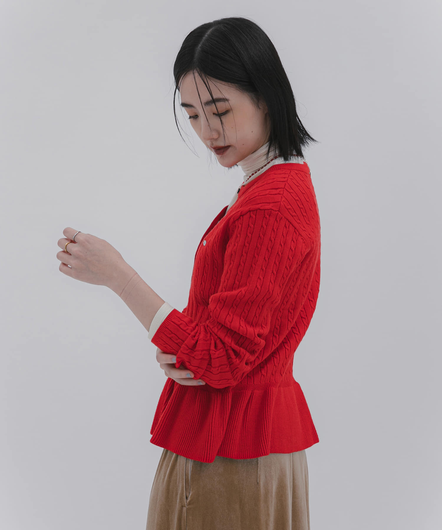 身長：162cm サイズ：one