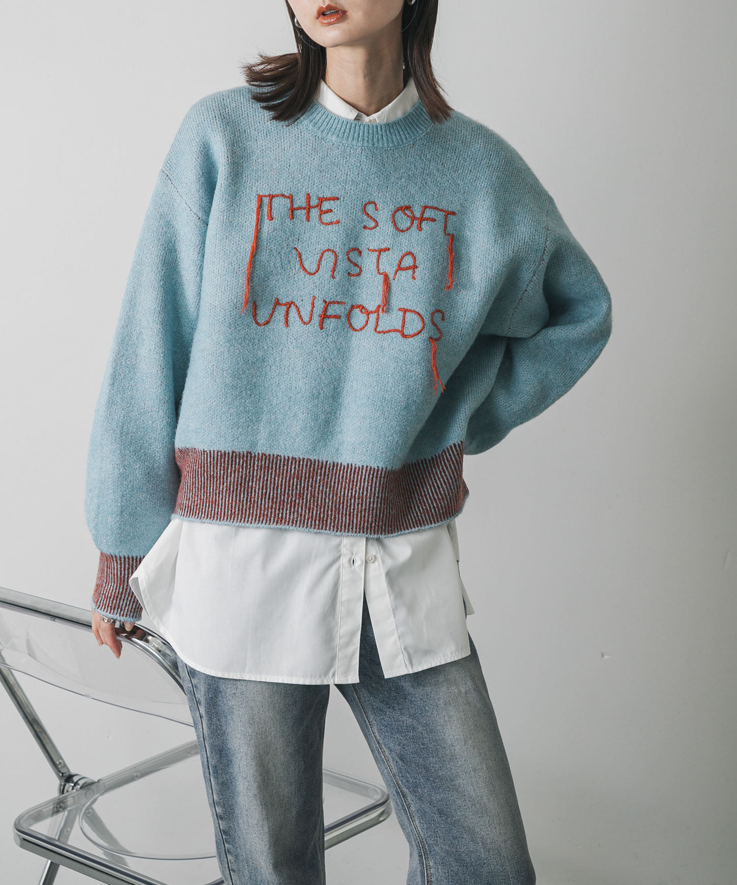 身長 : 169cm サイズ : one