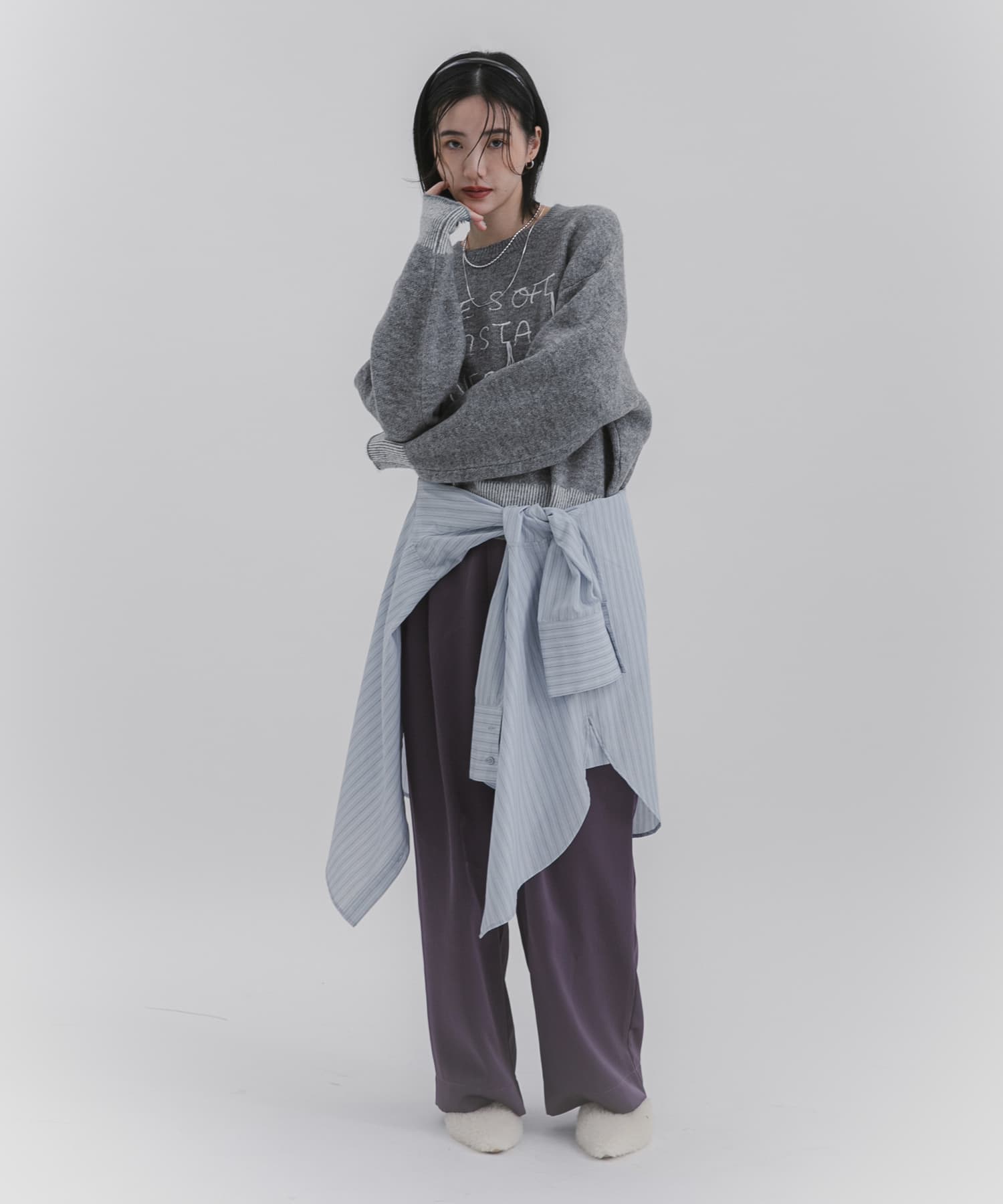 身長：162cm サイズ：one