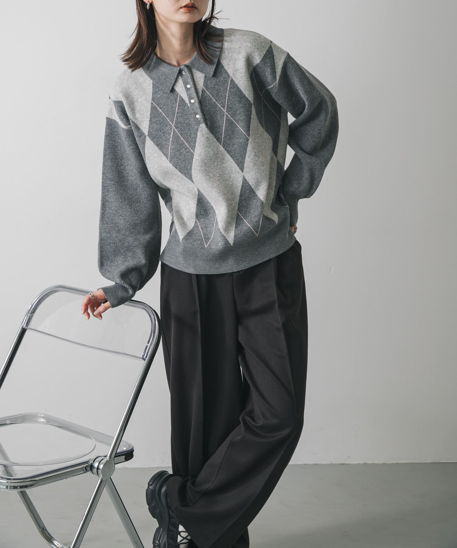 身長：169cm サイズ：one