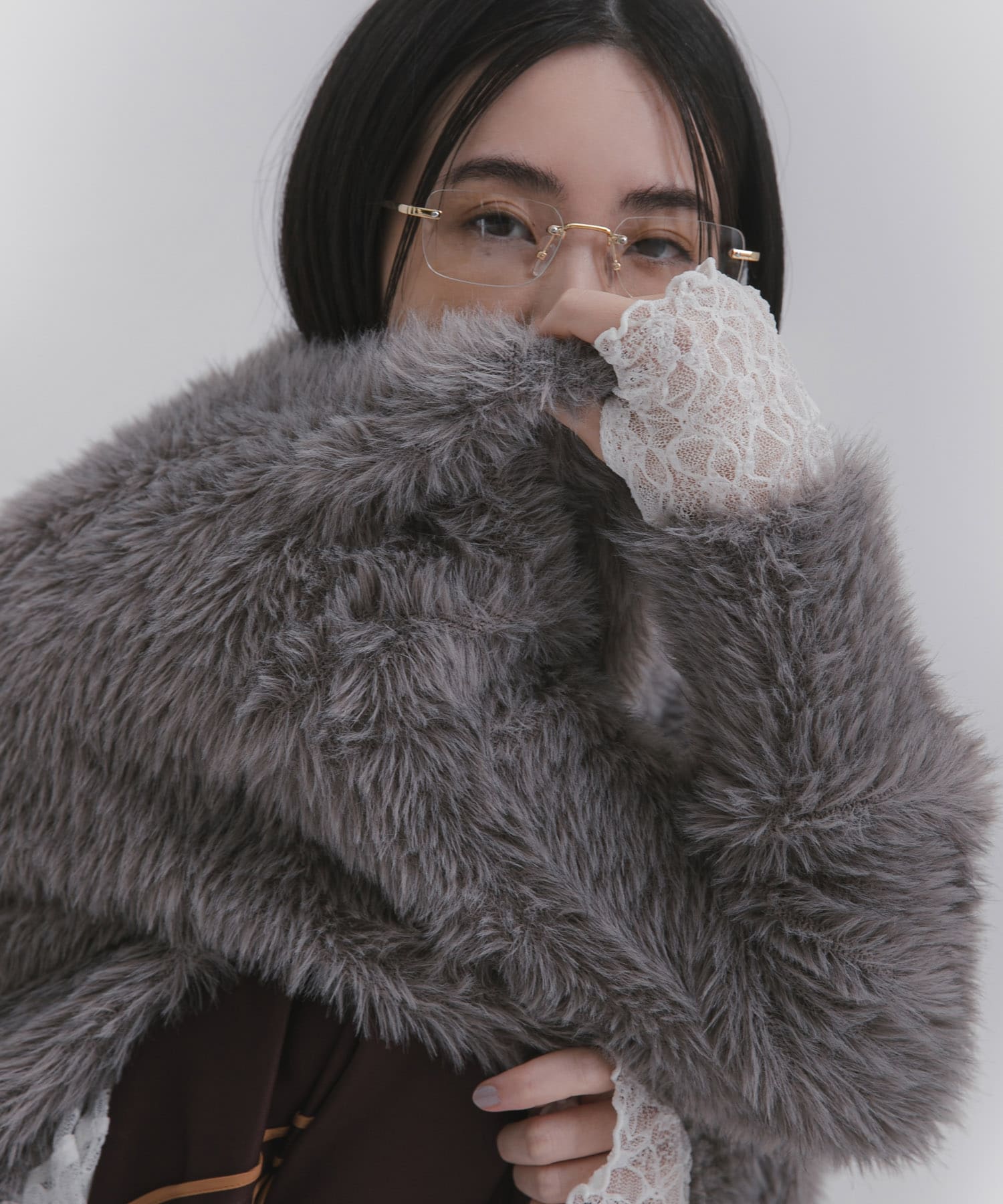 身長：162cm サイズ：one